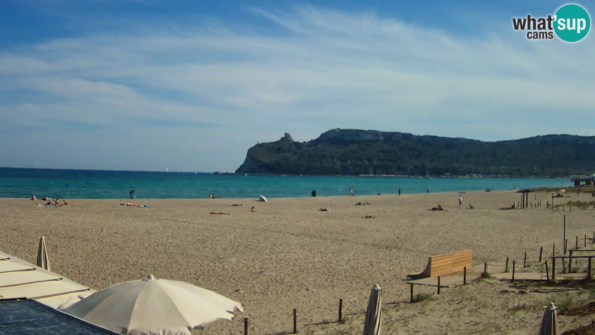 Webcam plage de Poetto | Cagliari | Sardaigne