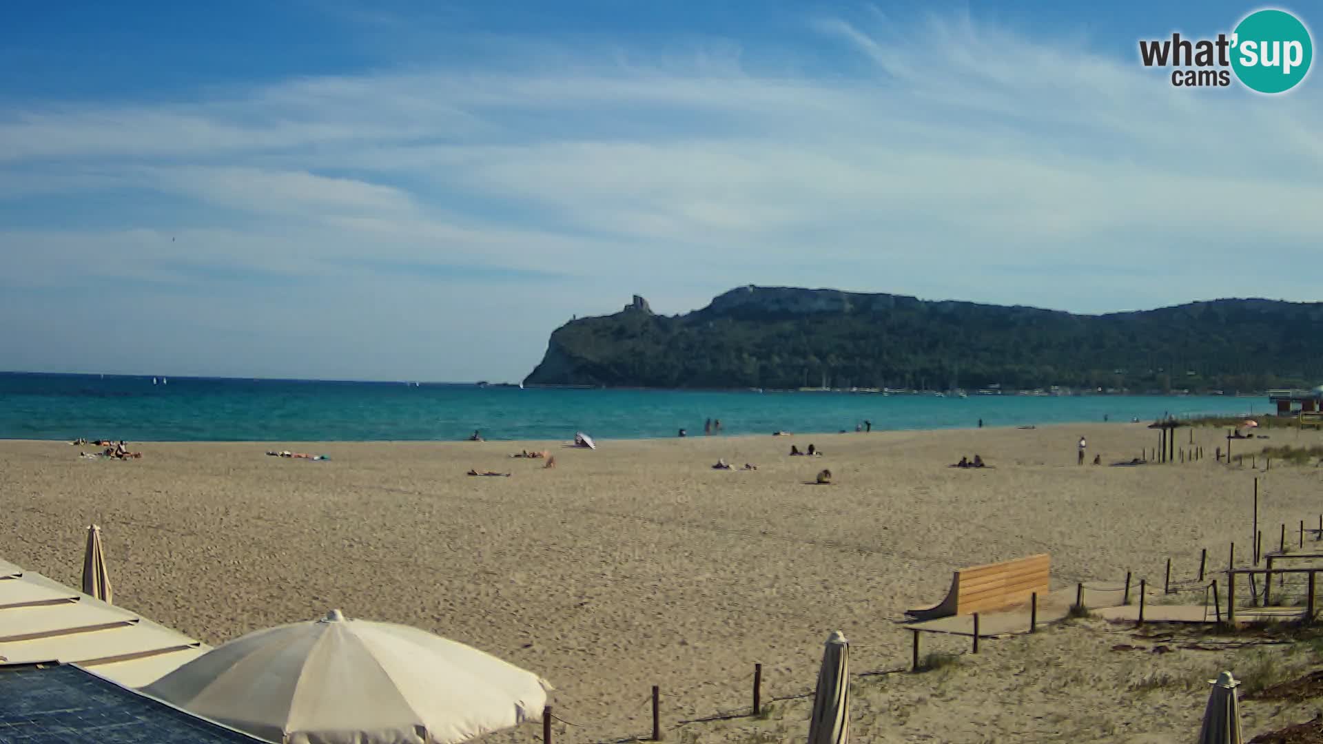 Webcam spiaggia del Poetto | Cagliari | Sardegna