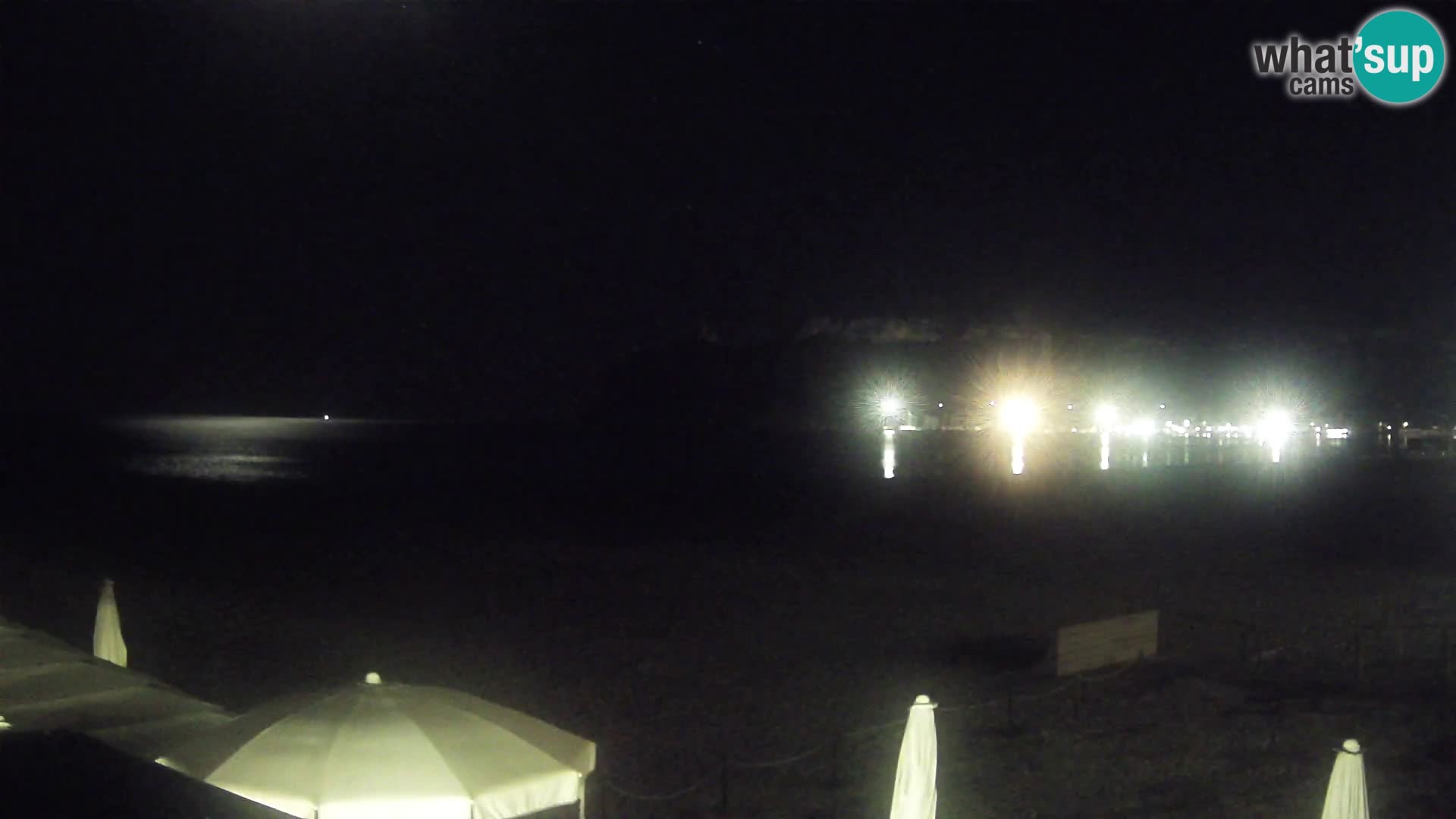 Poetto beach webcam | Cagliari | Sardinija