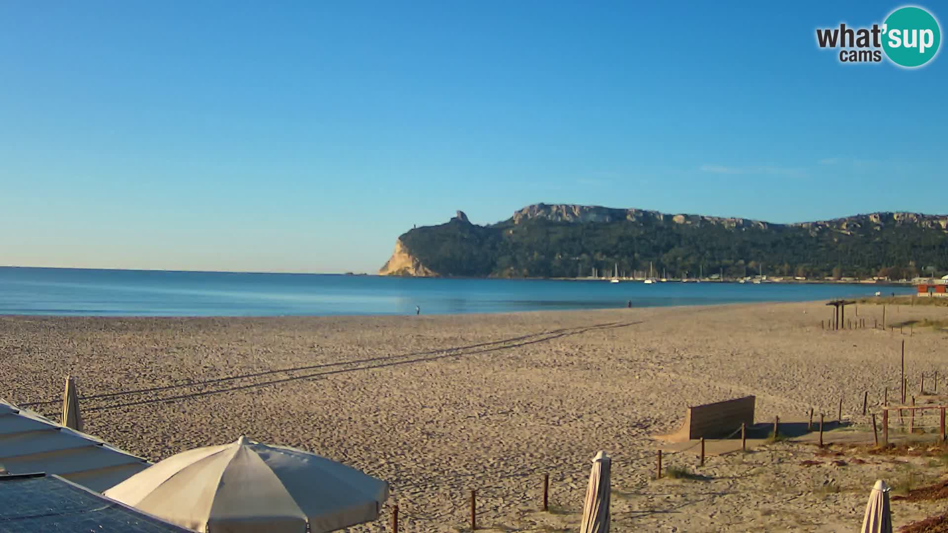Poetto beach webcam | Cagliari | Sardinija