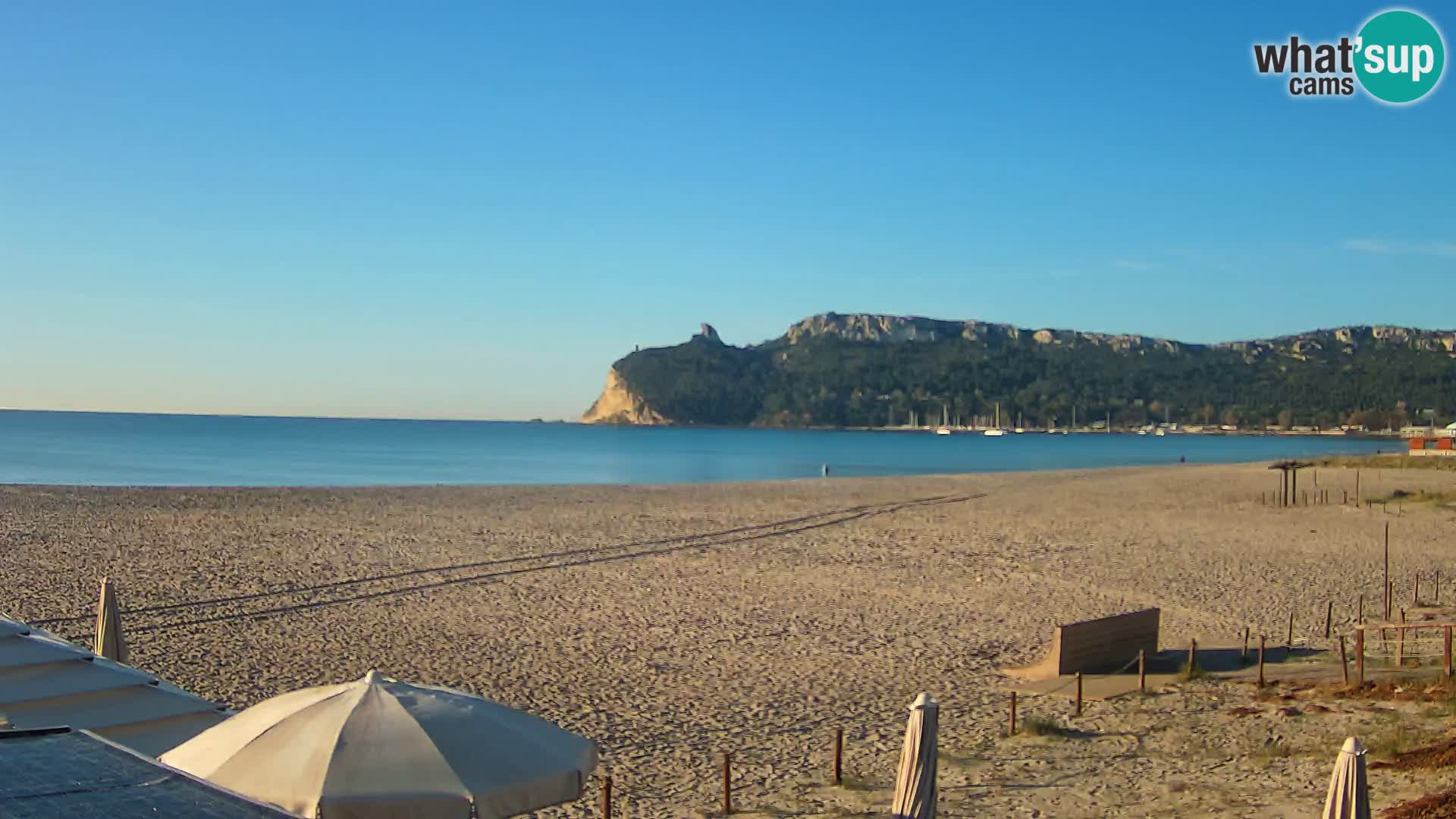 Webcam plage de Poetto | Cagliari | Sardaigne