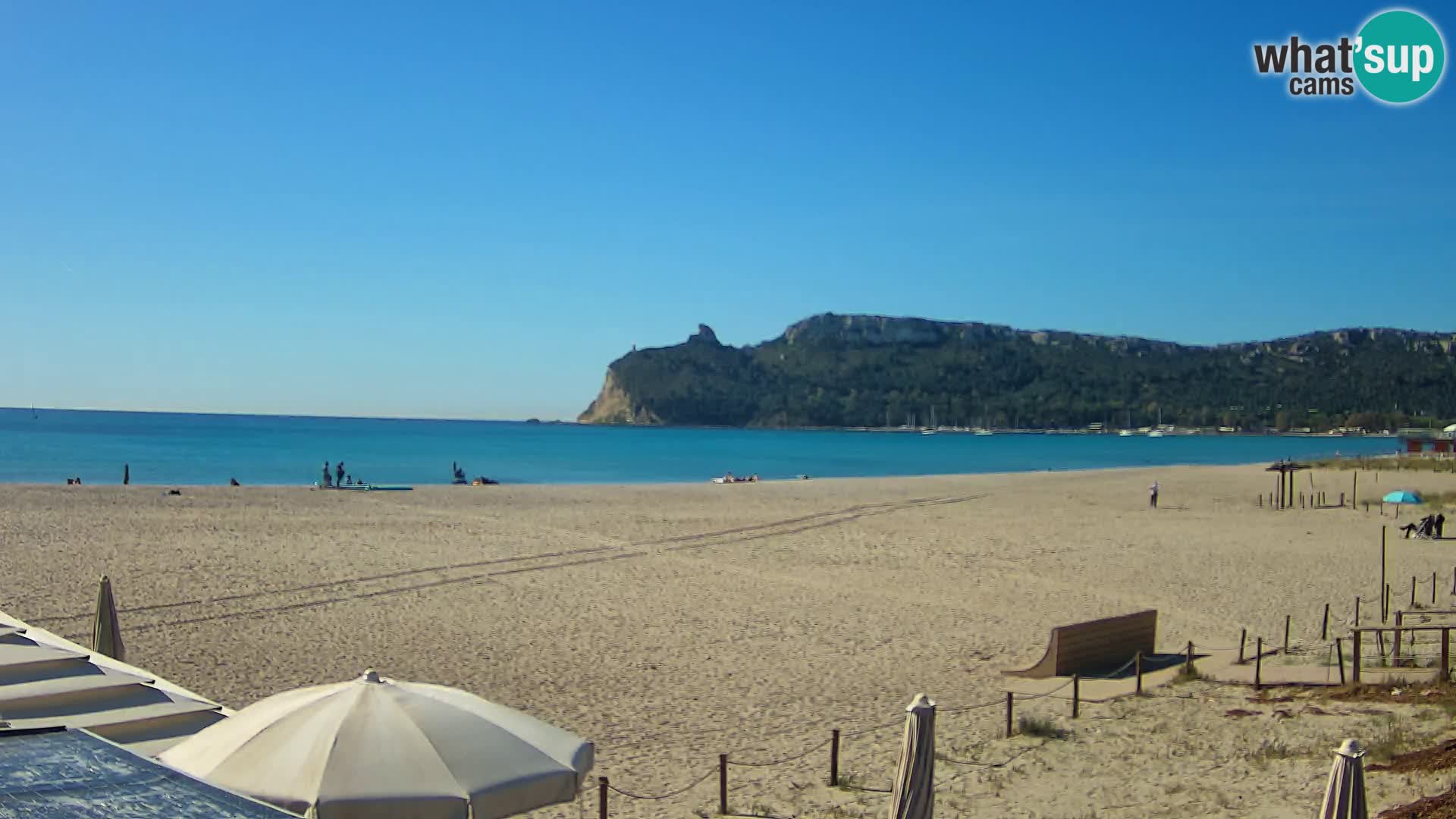 Poetto beach webcam | Cagliari | Sardinia