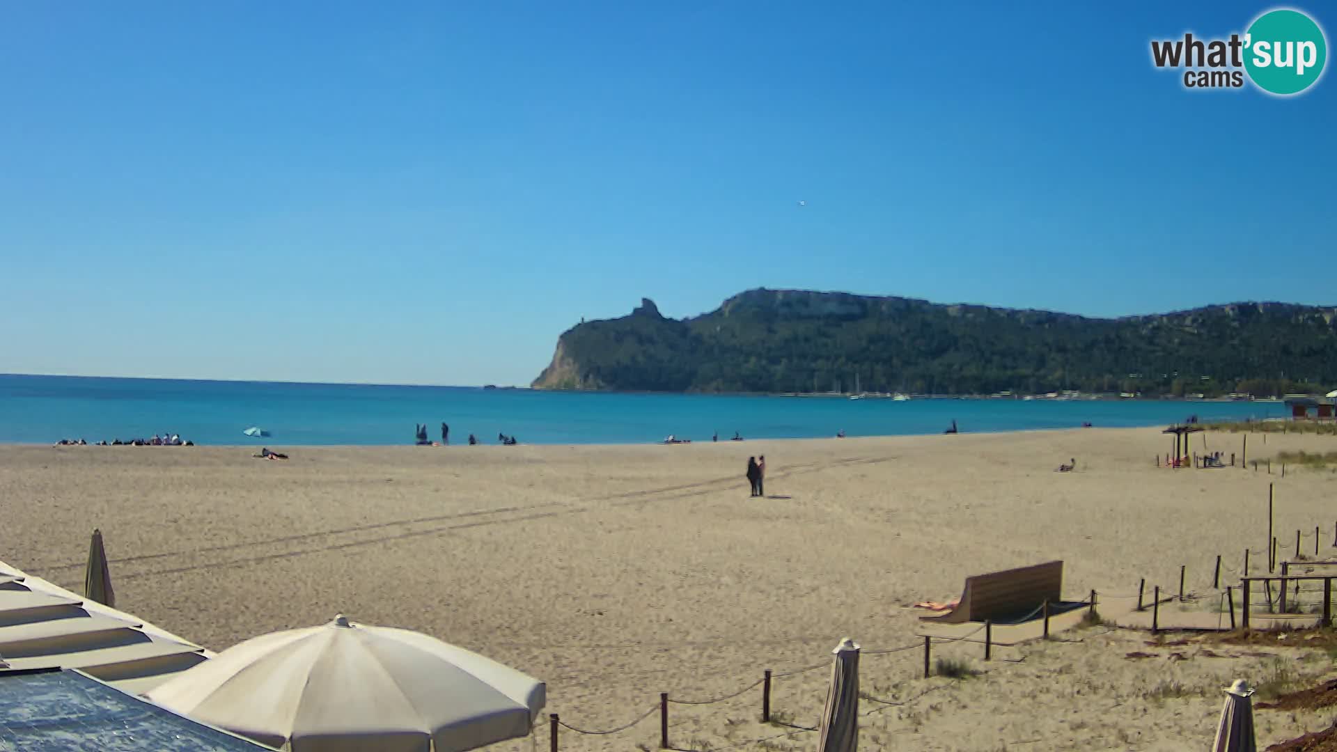 Poetto beach webcam | Cagliari | Sardinia