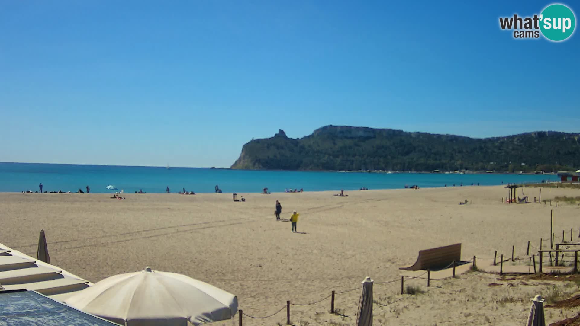 Webcam spiaggia del Poetto | Cagliari | Sardegna