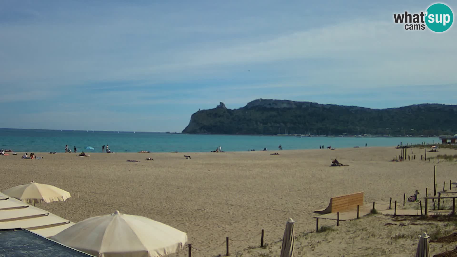 Poetto beach webcam | Cagliari | Sardinia
