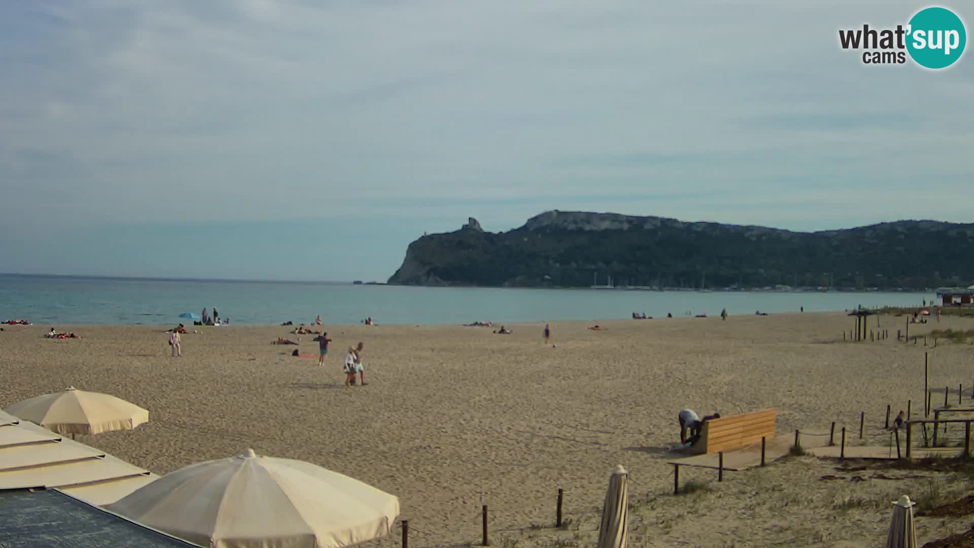 Poetto Strand Webcam | Cagliari | Sardinien
