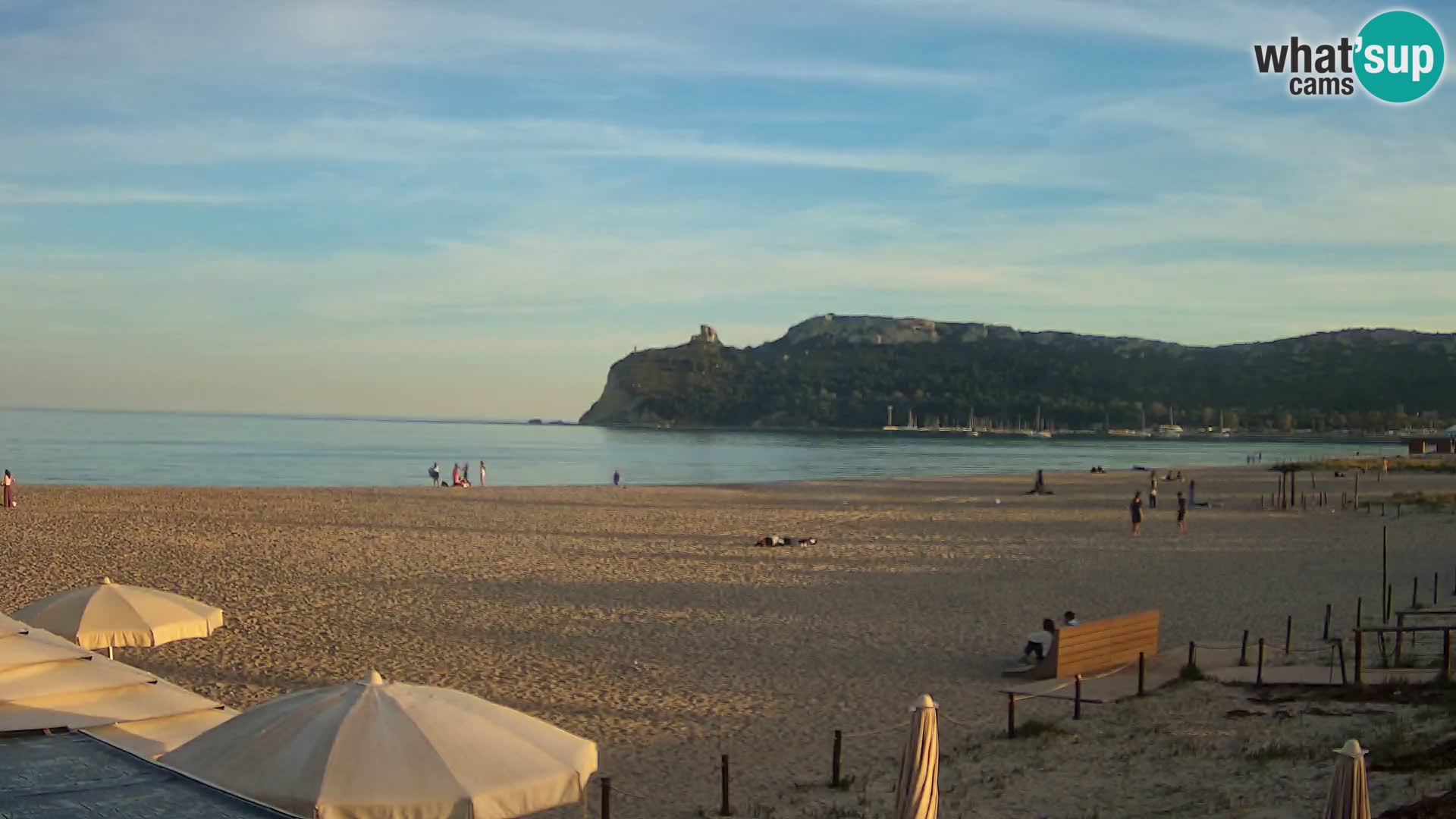 Webcam plage de Poetto | Cagliari | Sardaigne