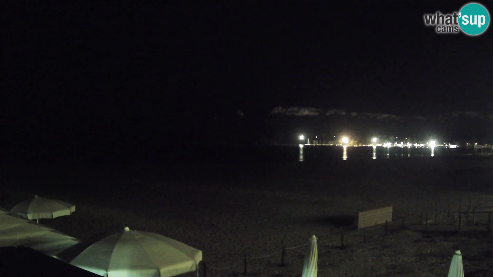 Poetto beach webcam | Cagliari | Sardinija