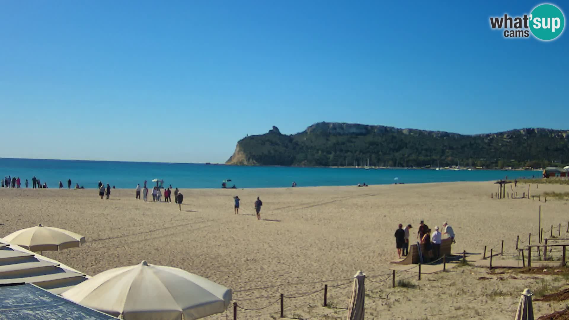 Poetto beach webcam | Cagliari | Sardinia