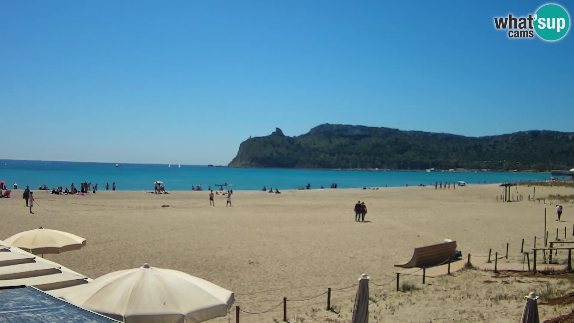 Poetto beach webcam | Cagliari | Sardinia