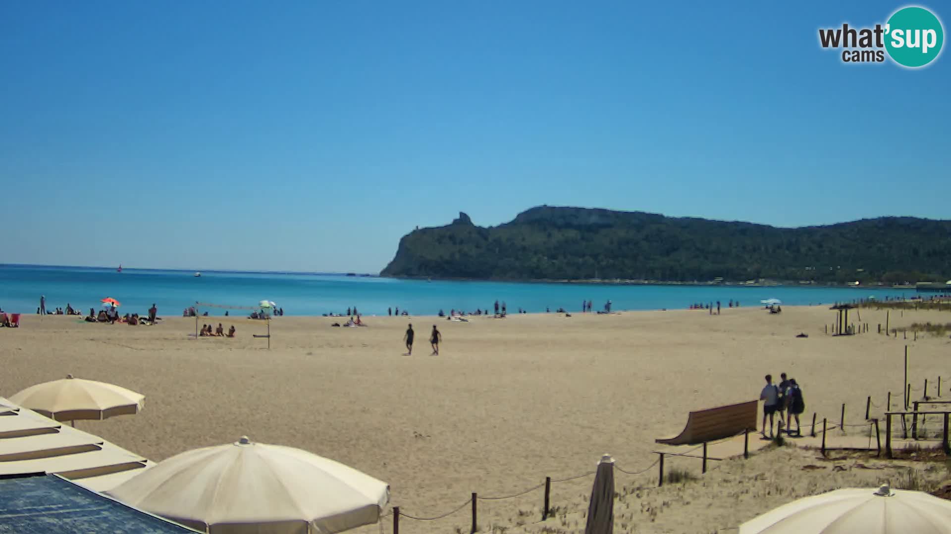 Webcam spiaggia del Poetto | Cagliari | Sardegna