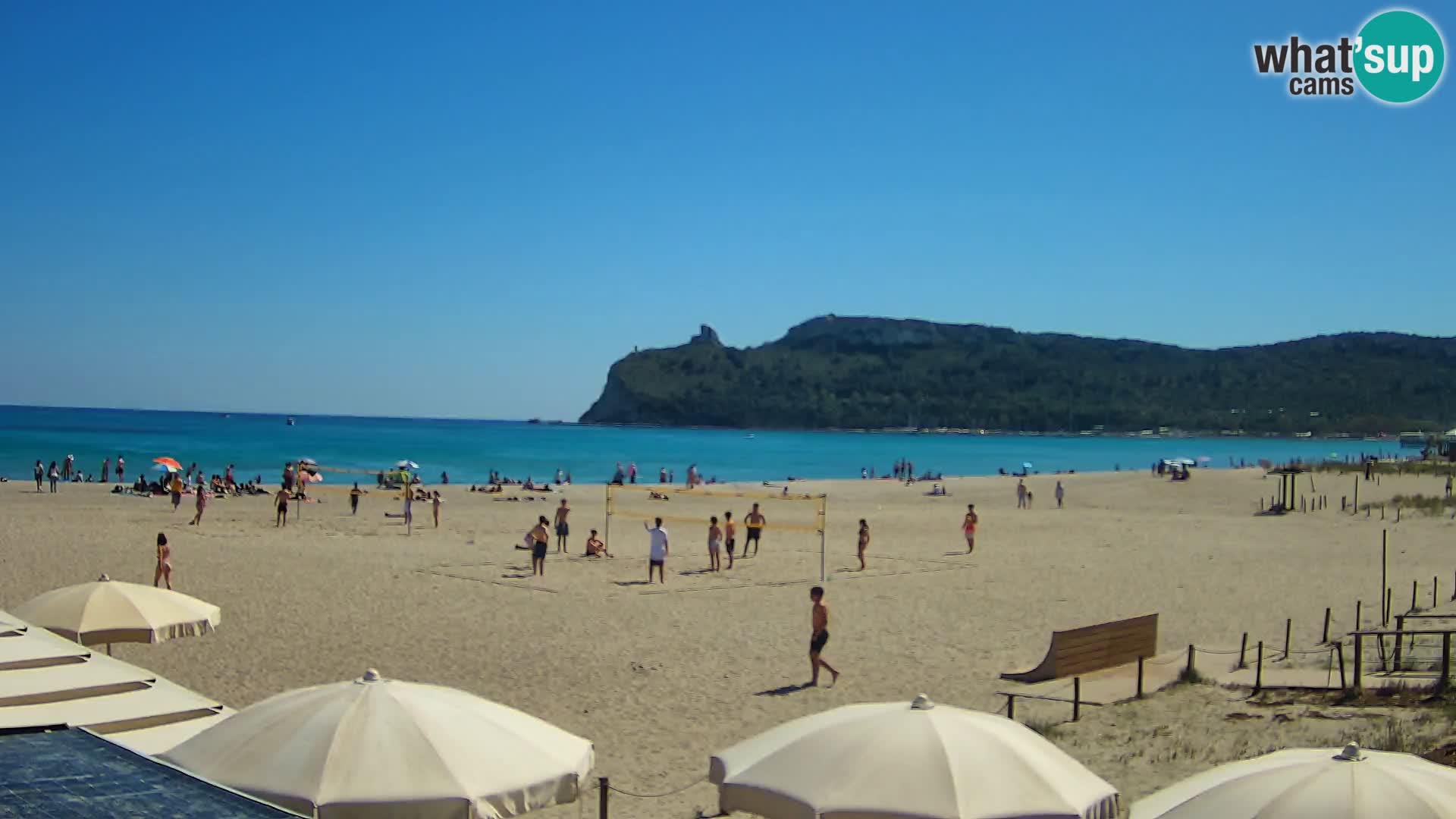 Webcam spiaggia del Poetto | Cagliari | Sardegna
