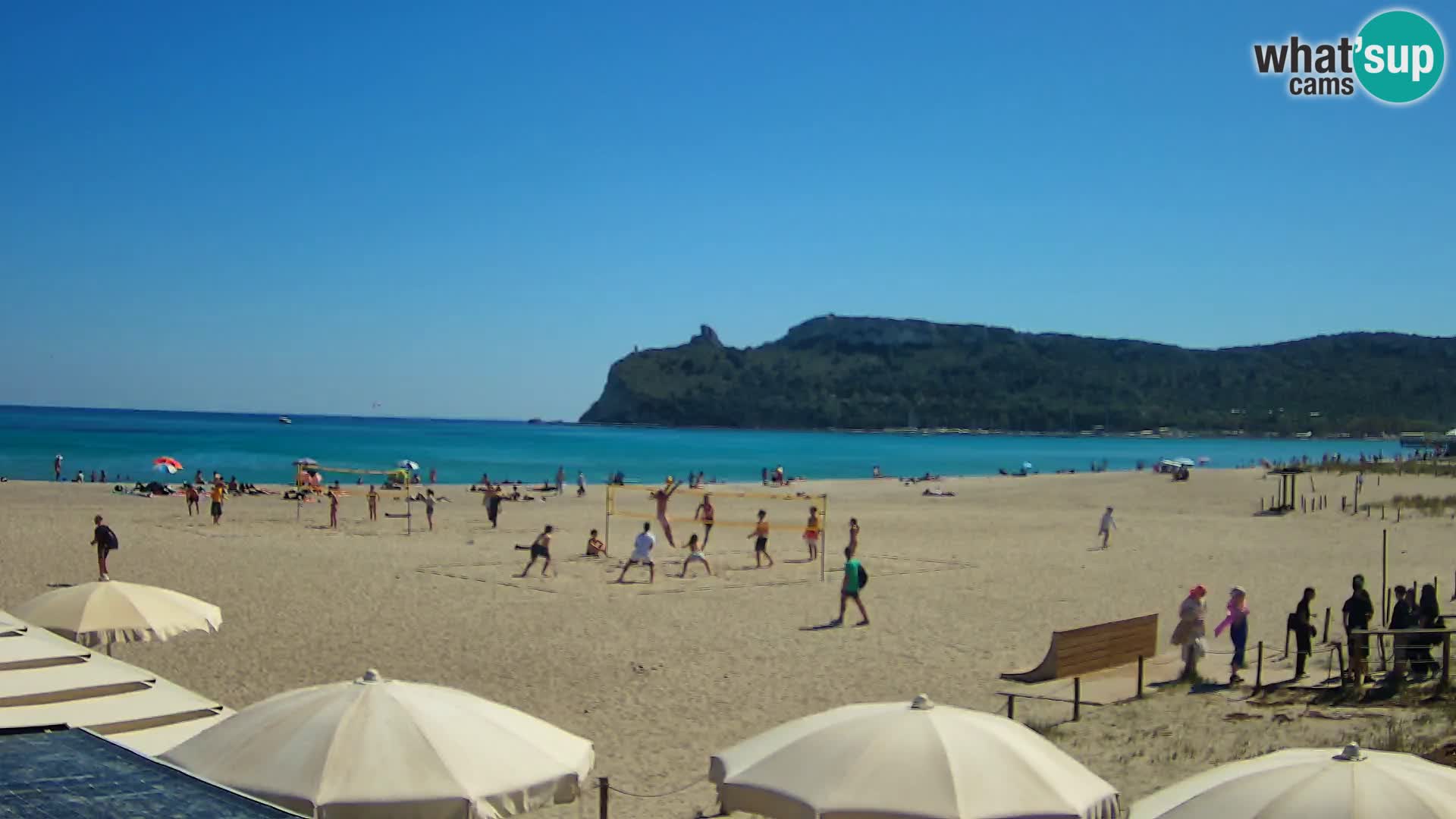 Webcam spiaggia del Poetto | Cagliari | Sardegna