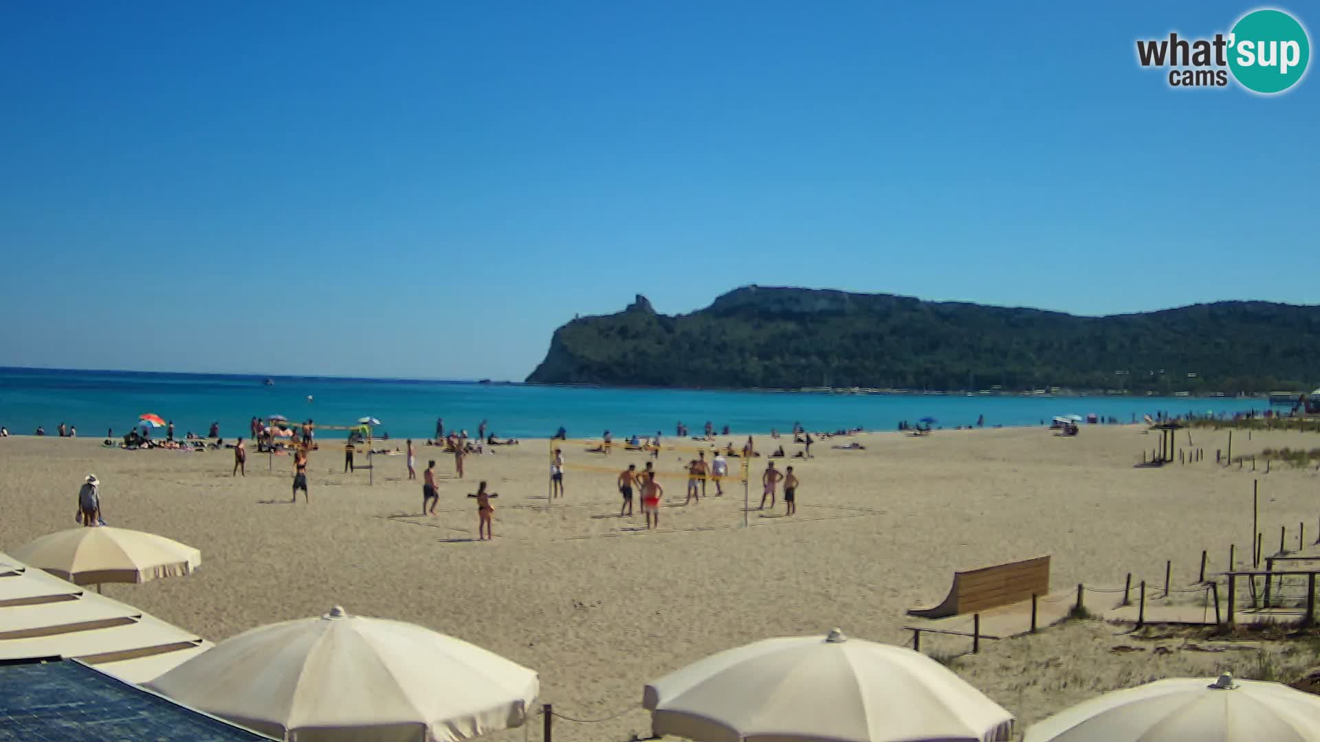 Poetto Strand Webcam | Cagliari | Sardinien