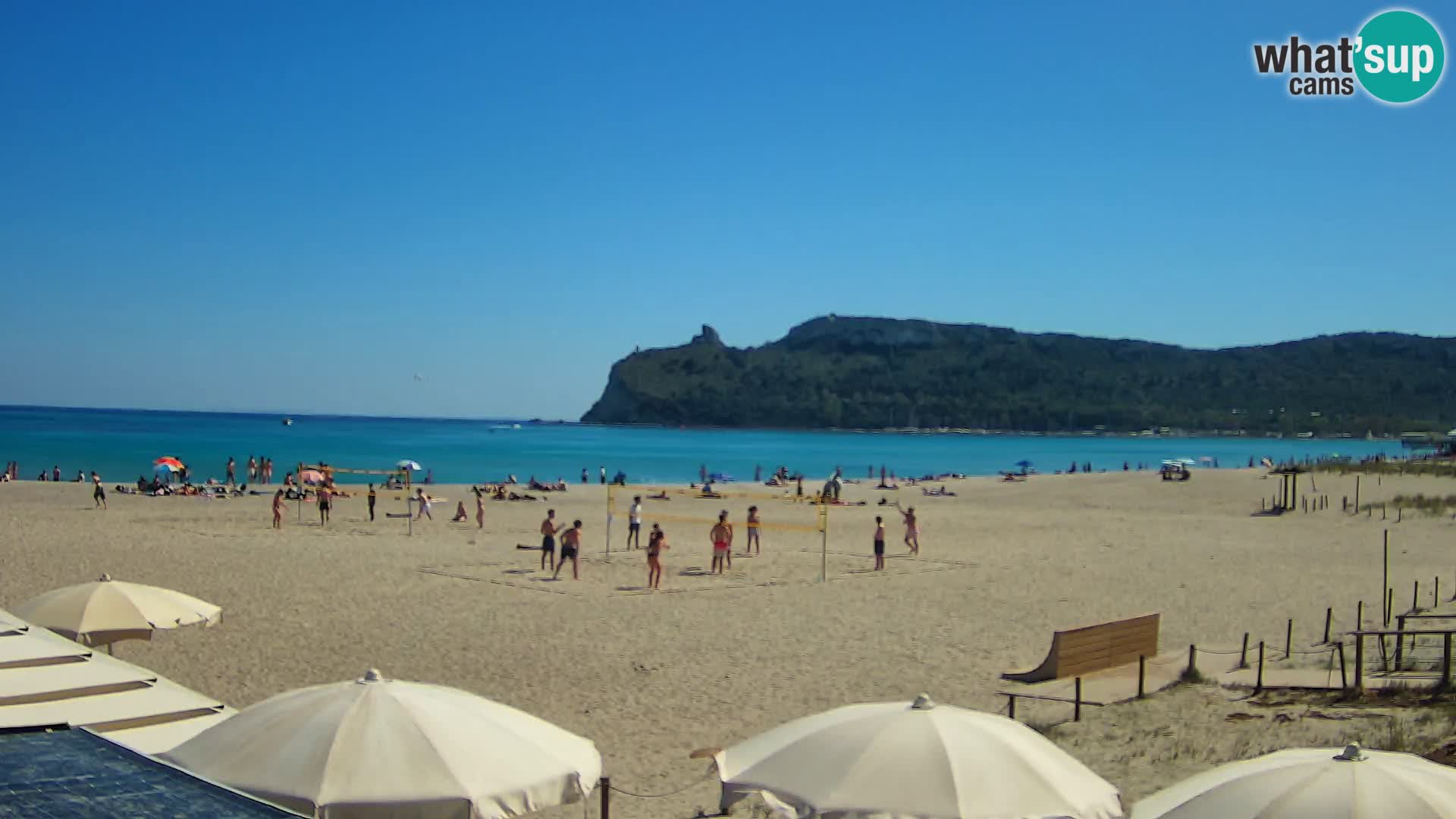 Poetto beach webcam | Cagliari | Sardinia