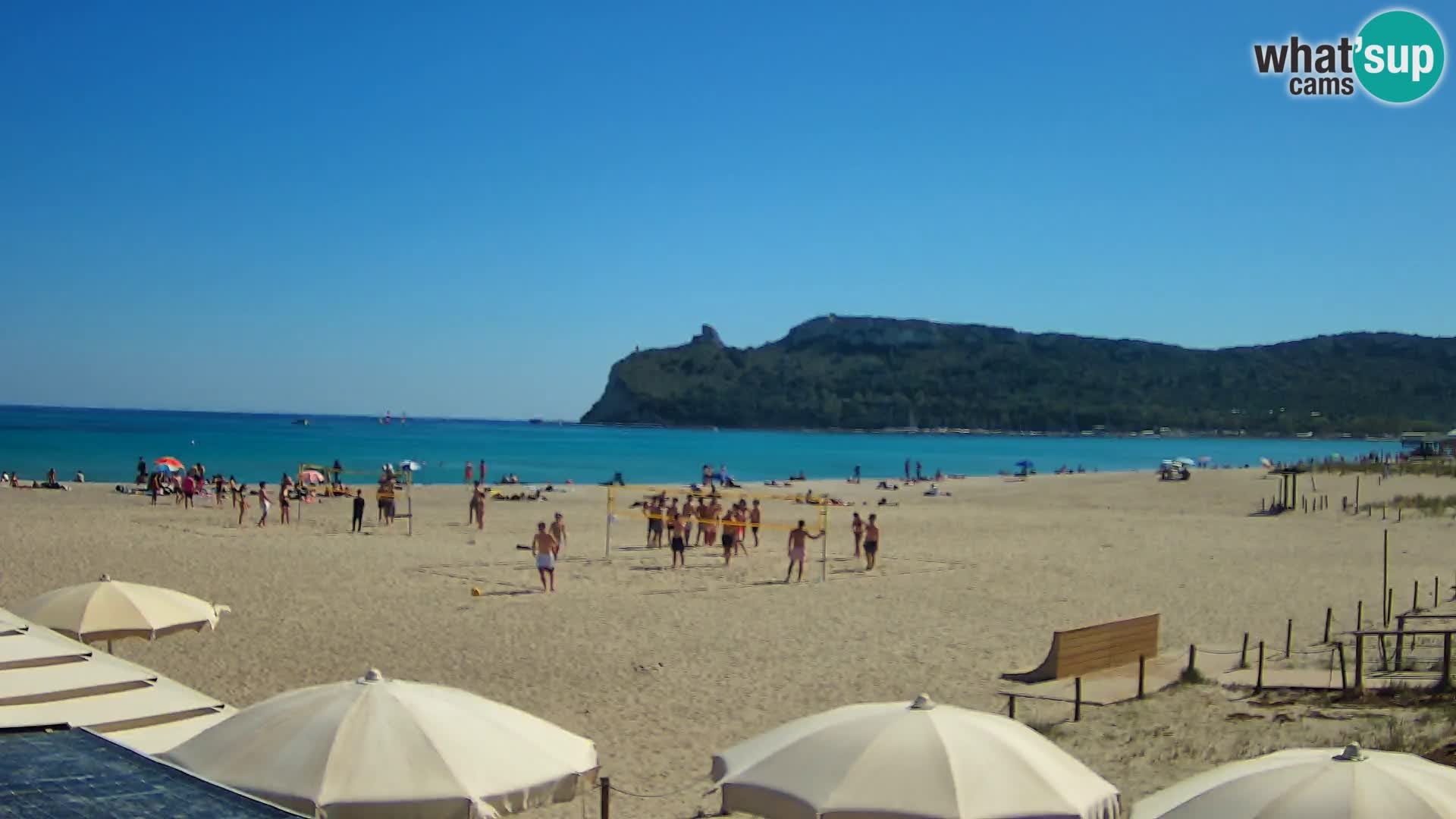 Poetto beach webcam | Cagliari | Sardinia