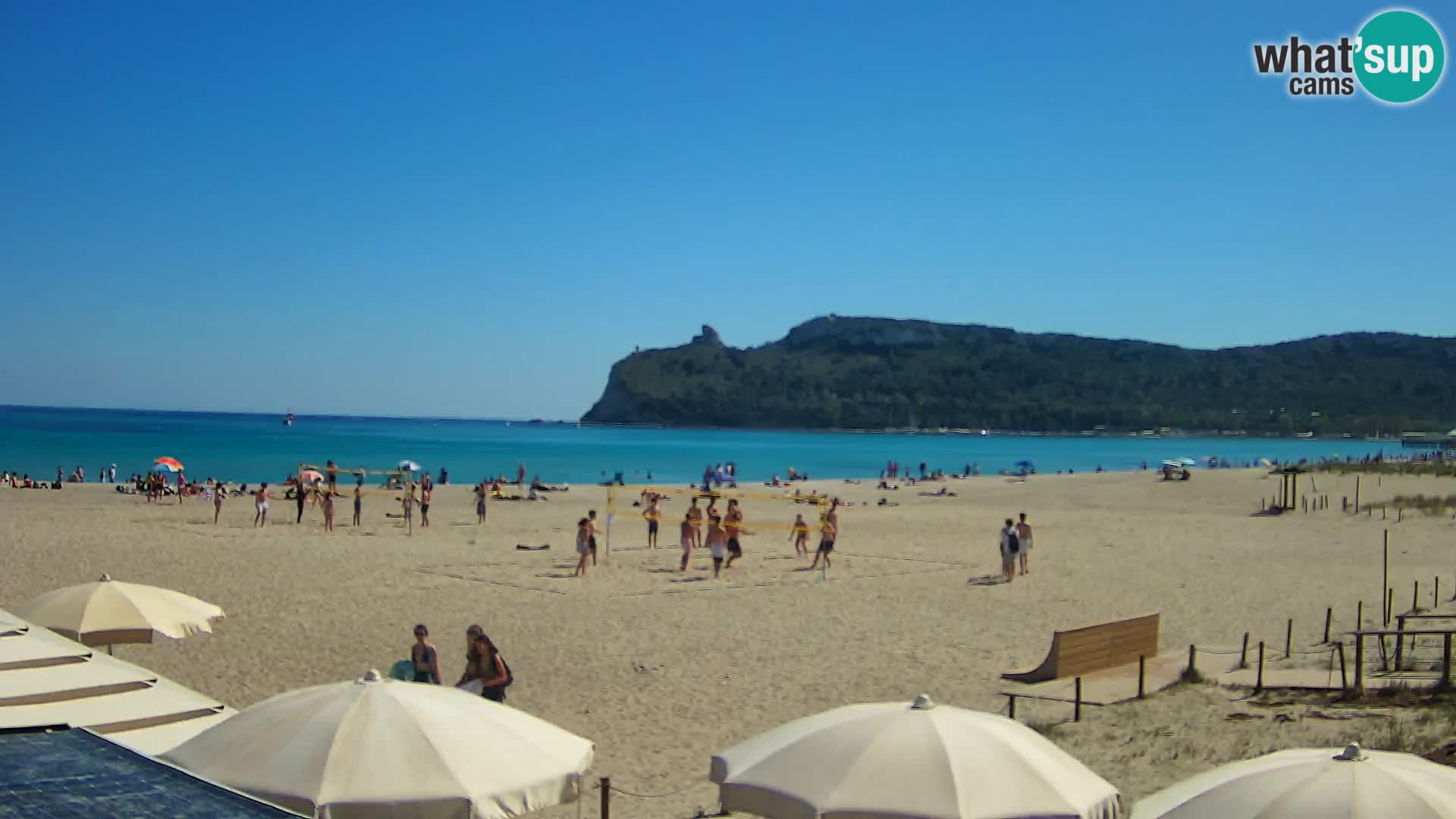 Webcam playa de Poetto | Cagliari | Cerdeña