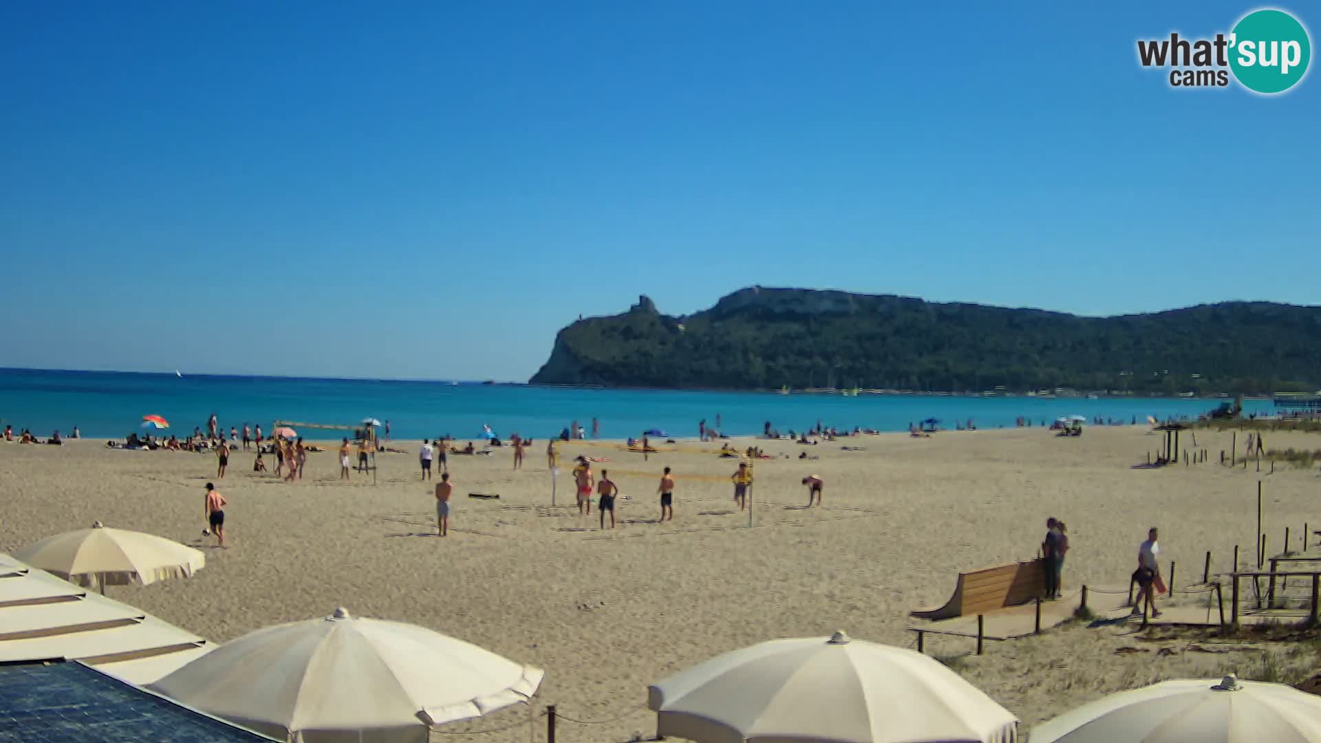 Webcam spiaggia del Poetto | Cagliari | Sardegna