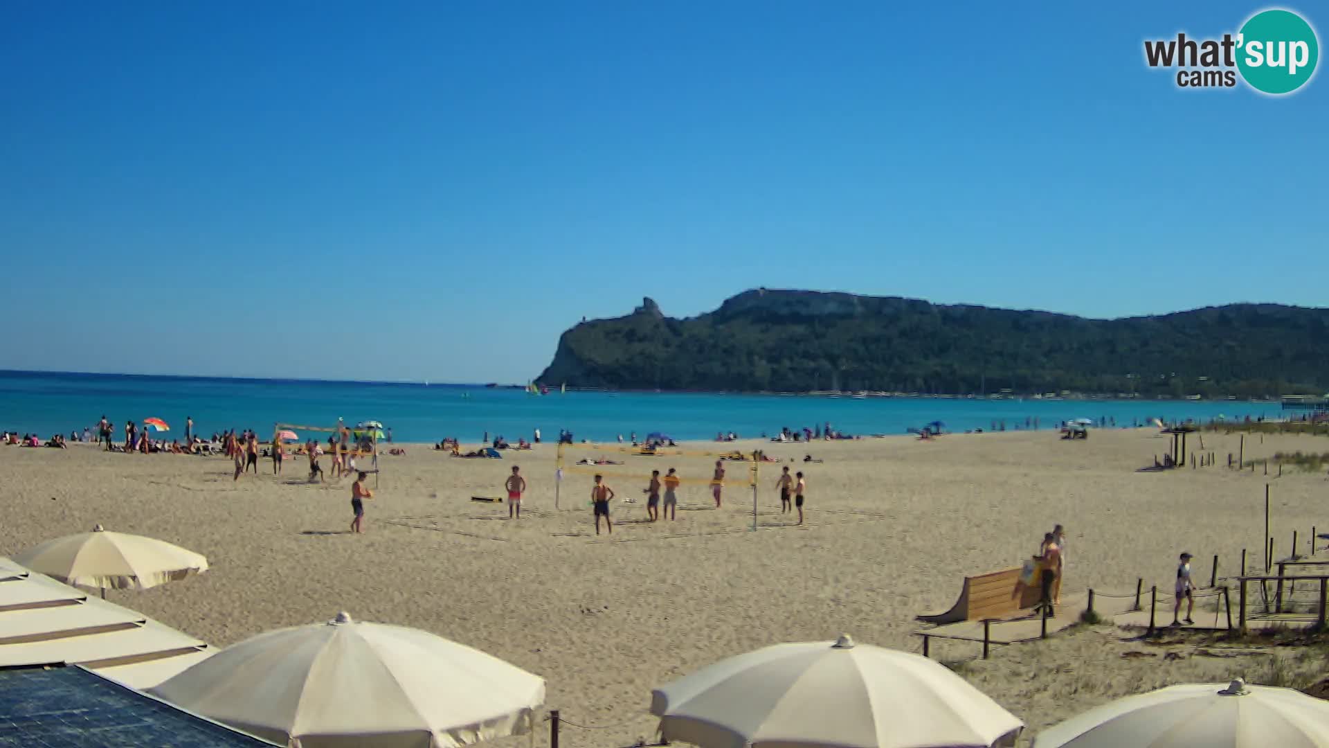 Webcam spiaggia del Poetto | Cagliari | Sardegna