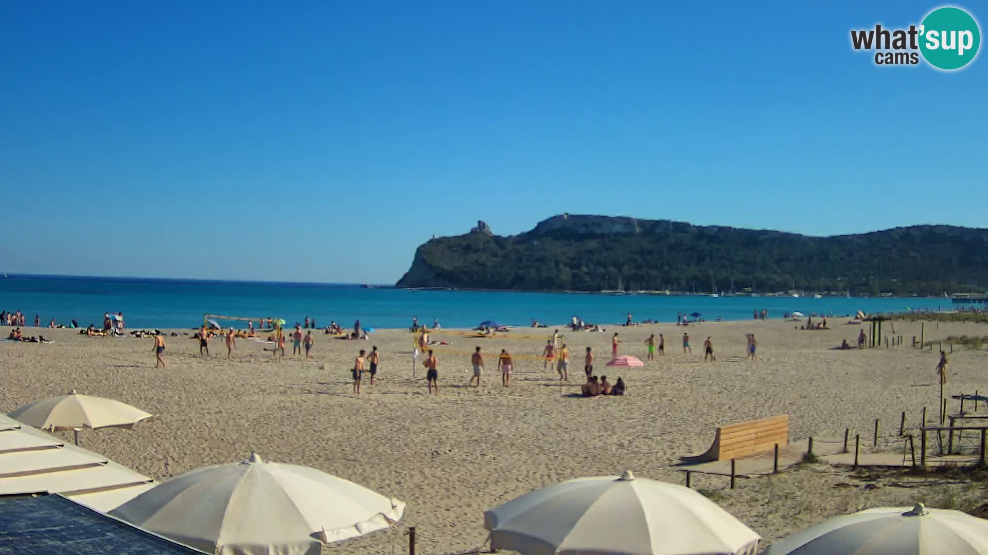 Webcam spiaggia del Poetto | Cagliari | Sardegna