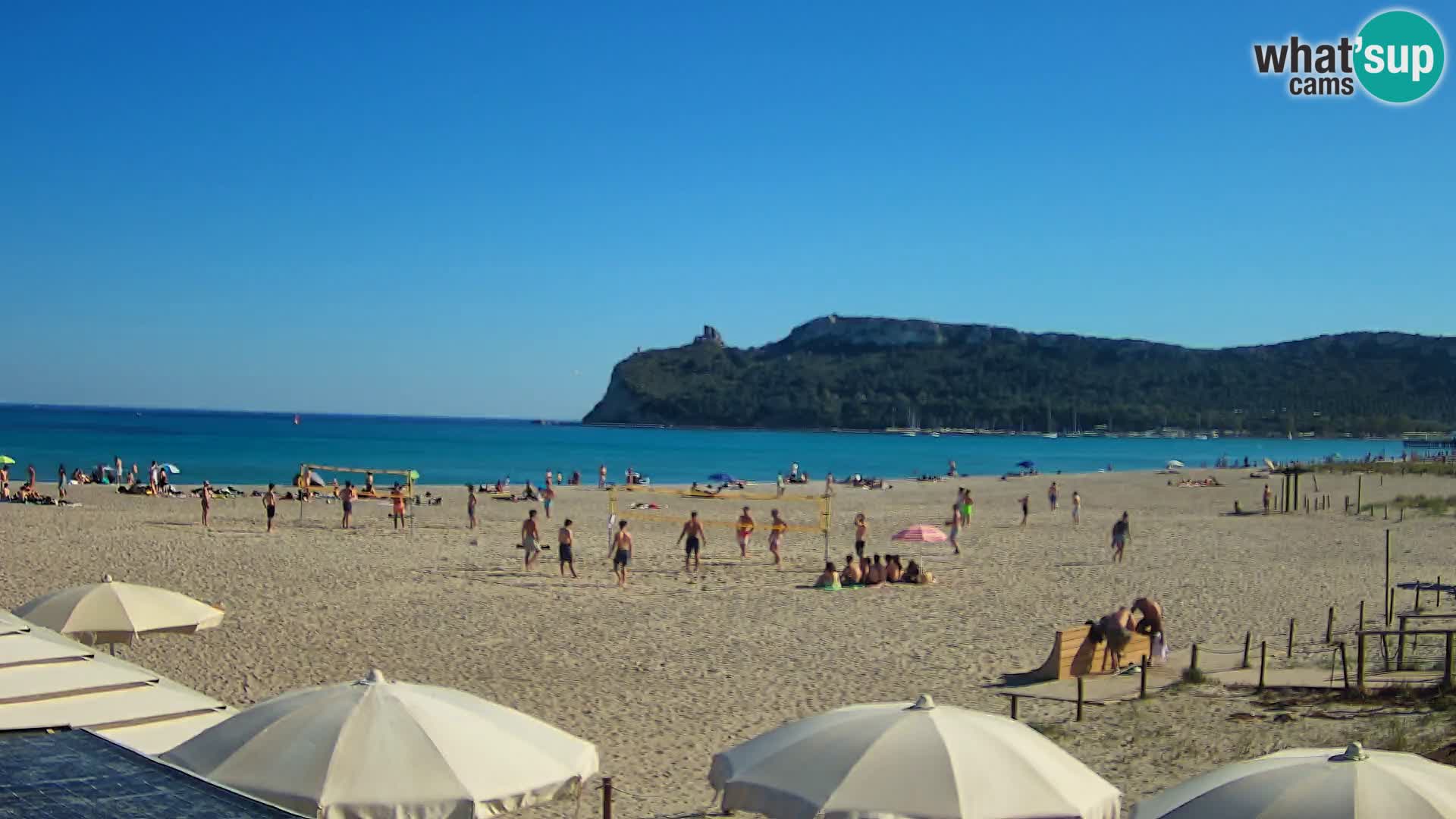 Webcam spiaggia del Poetto | Cagliari | Sardegna