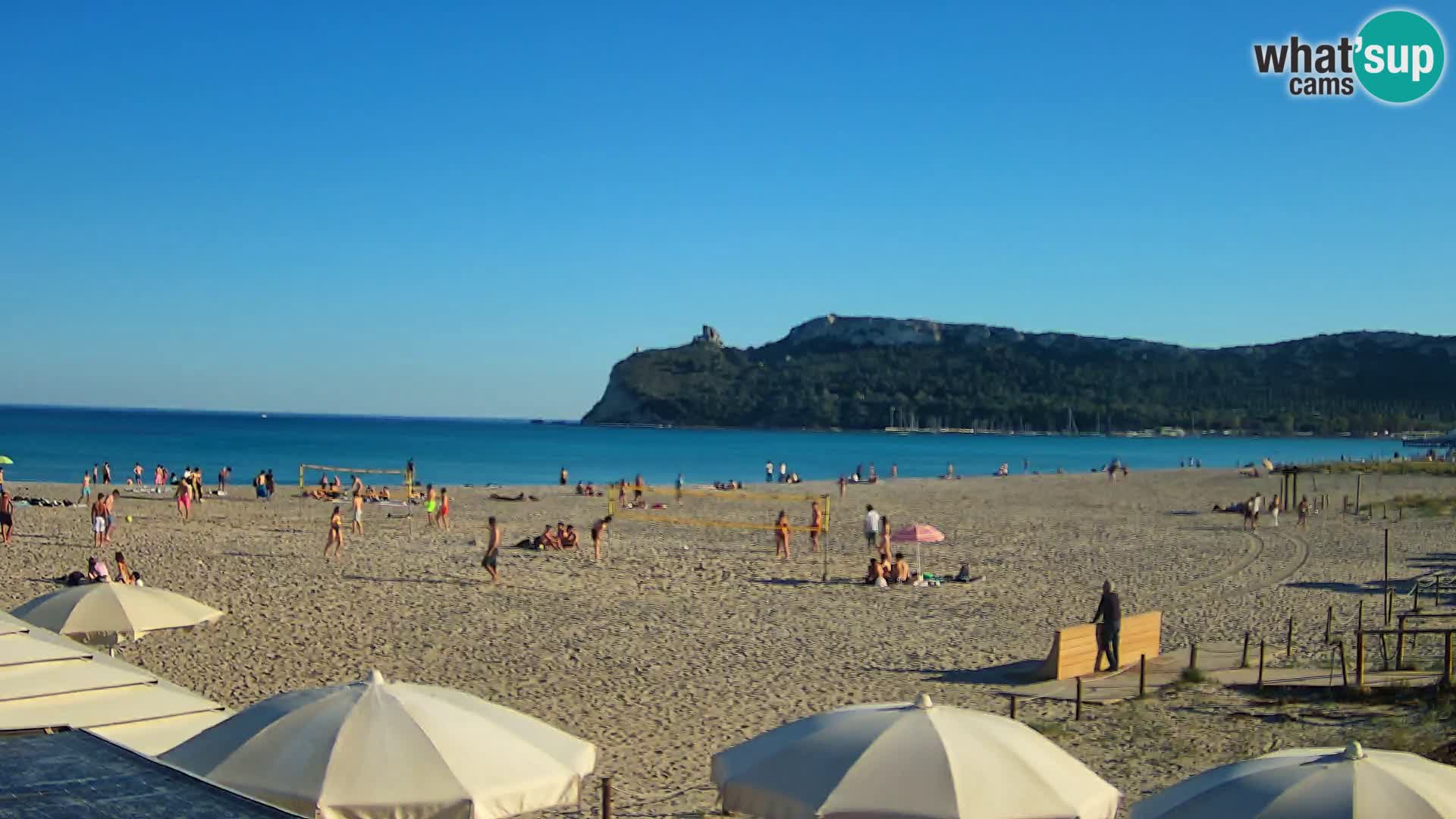 Webcam spiaggia del Poetto | Cagliari | Sardegna