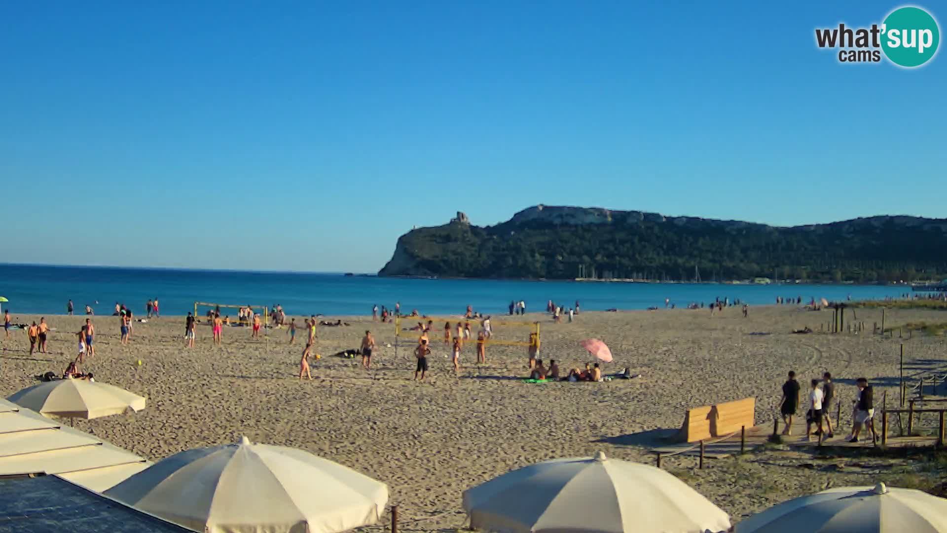 Webcam plage de Poetto | Cagliari | Sardaigne