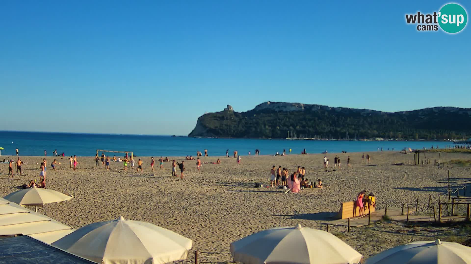 Poetto Strand Webcam | Cagliari | Sardinien