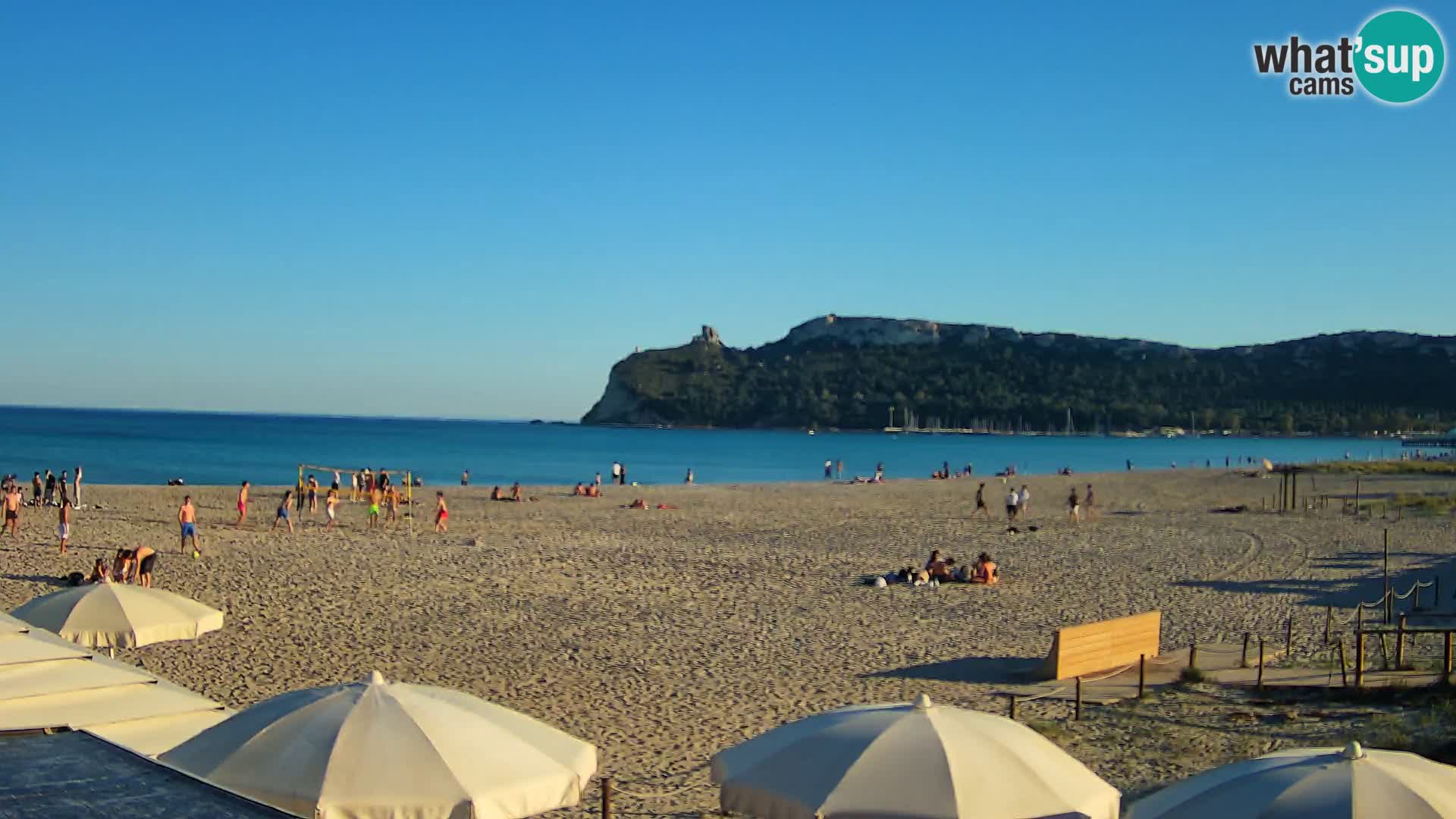 Webcam spiaggia del Poetto | Cagliari | Sardegna