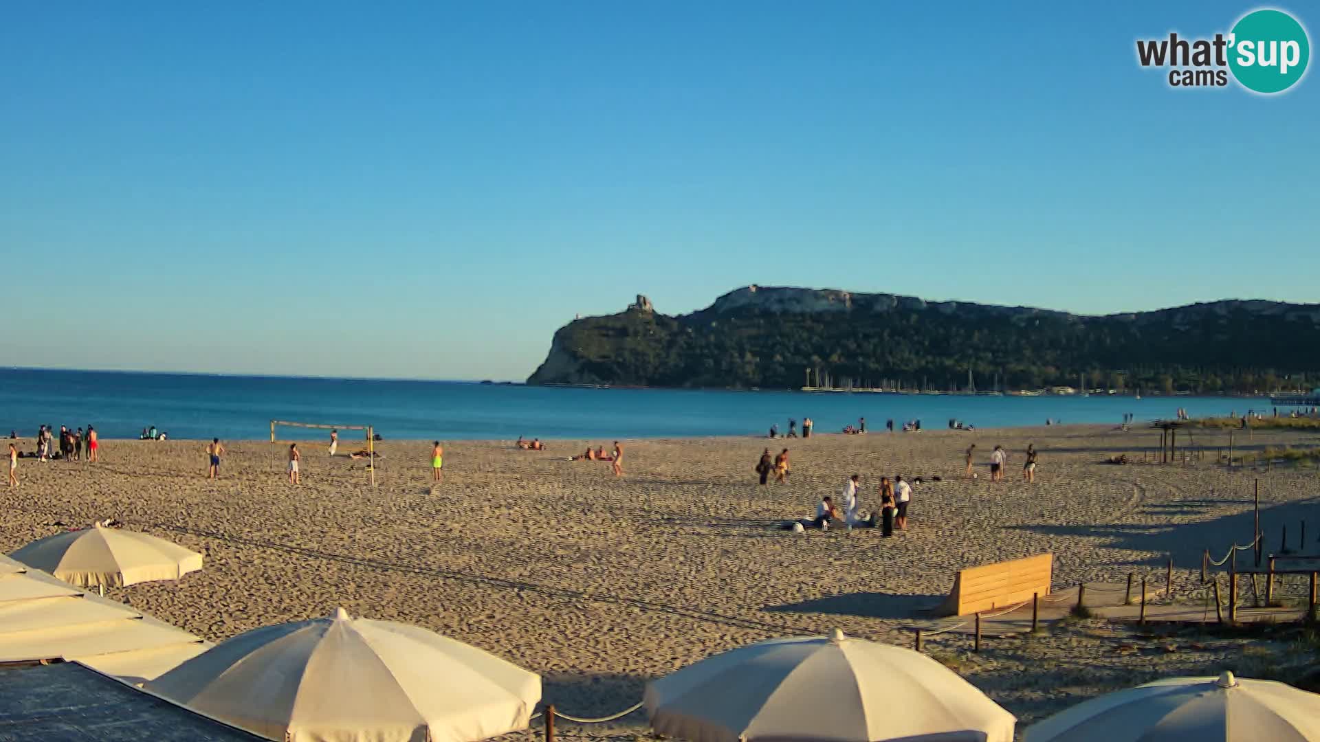 Poetto Strand Webcam | Cagliari | Sardinien