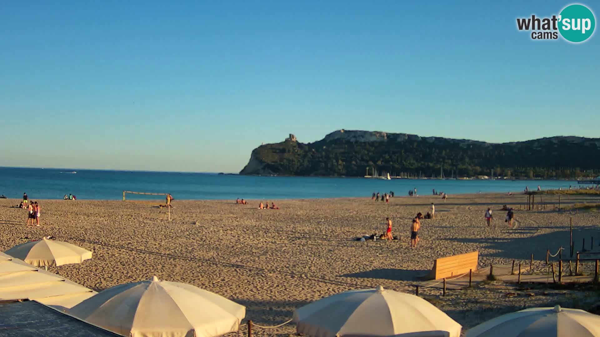 Poetto beach webcam | Cagliari | Sardinia