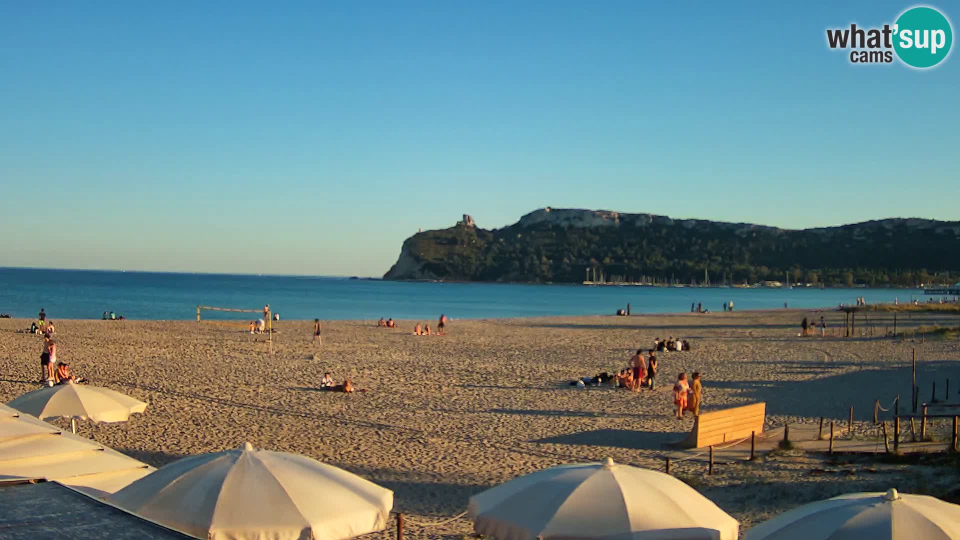 Poetto Strand Webcam | Cagliari | Sardinien