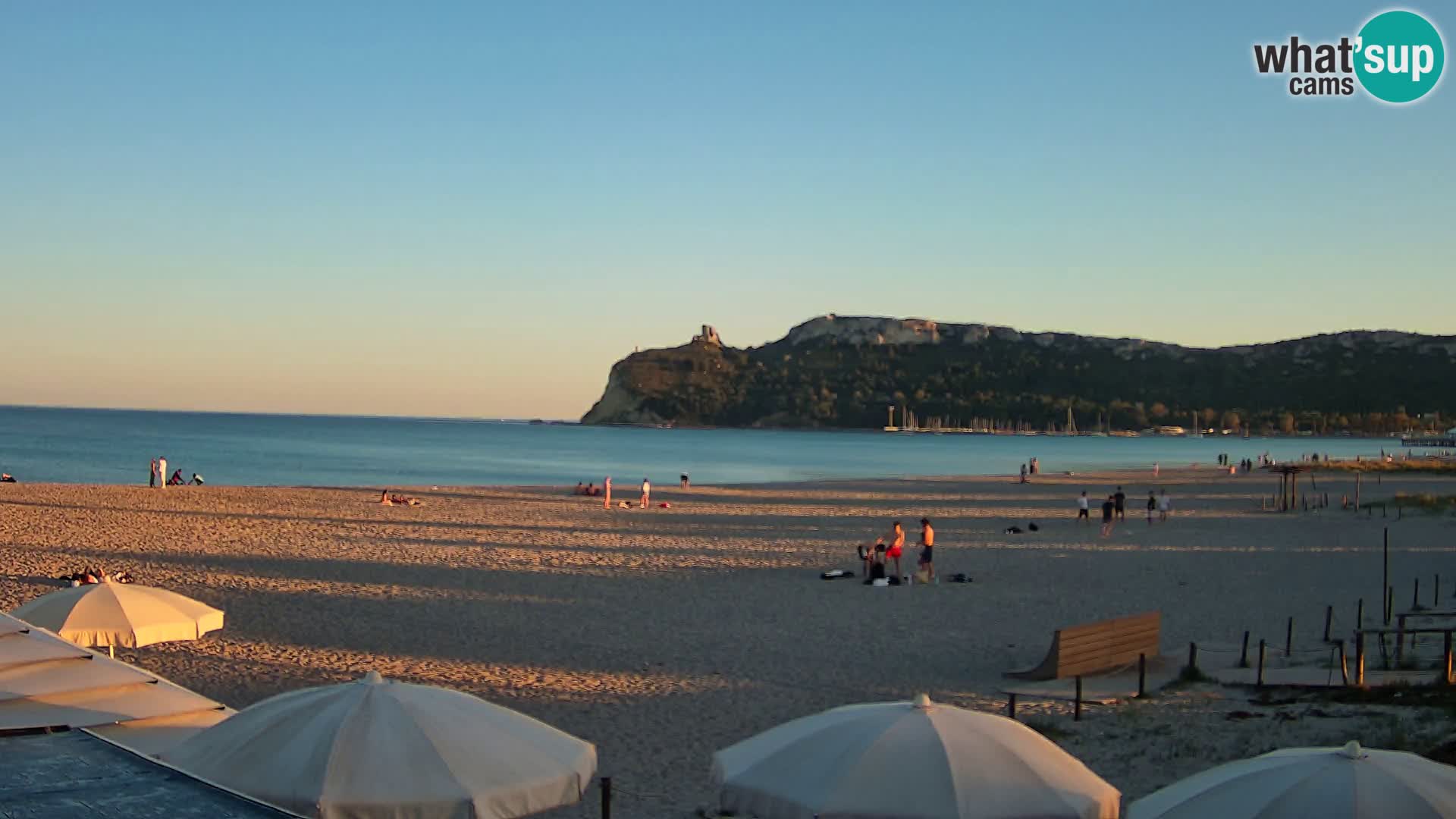 Poetto beach webcam | Cagliari | Sardinija