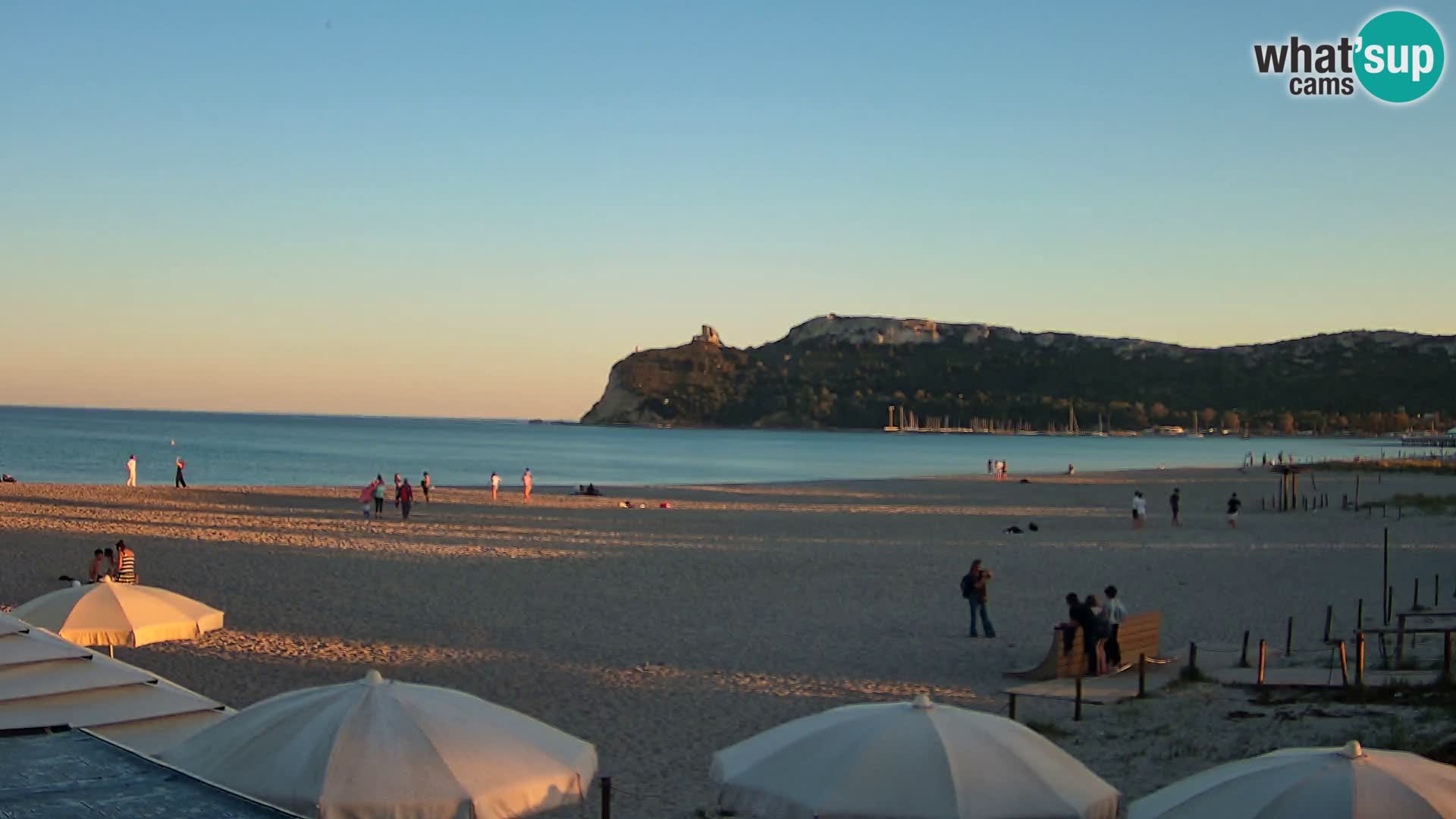 Poetto beach webcam | Cagliari | Sardinija
