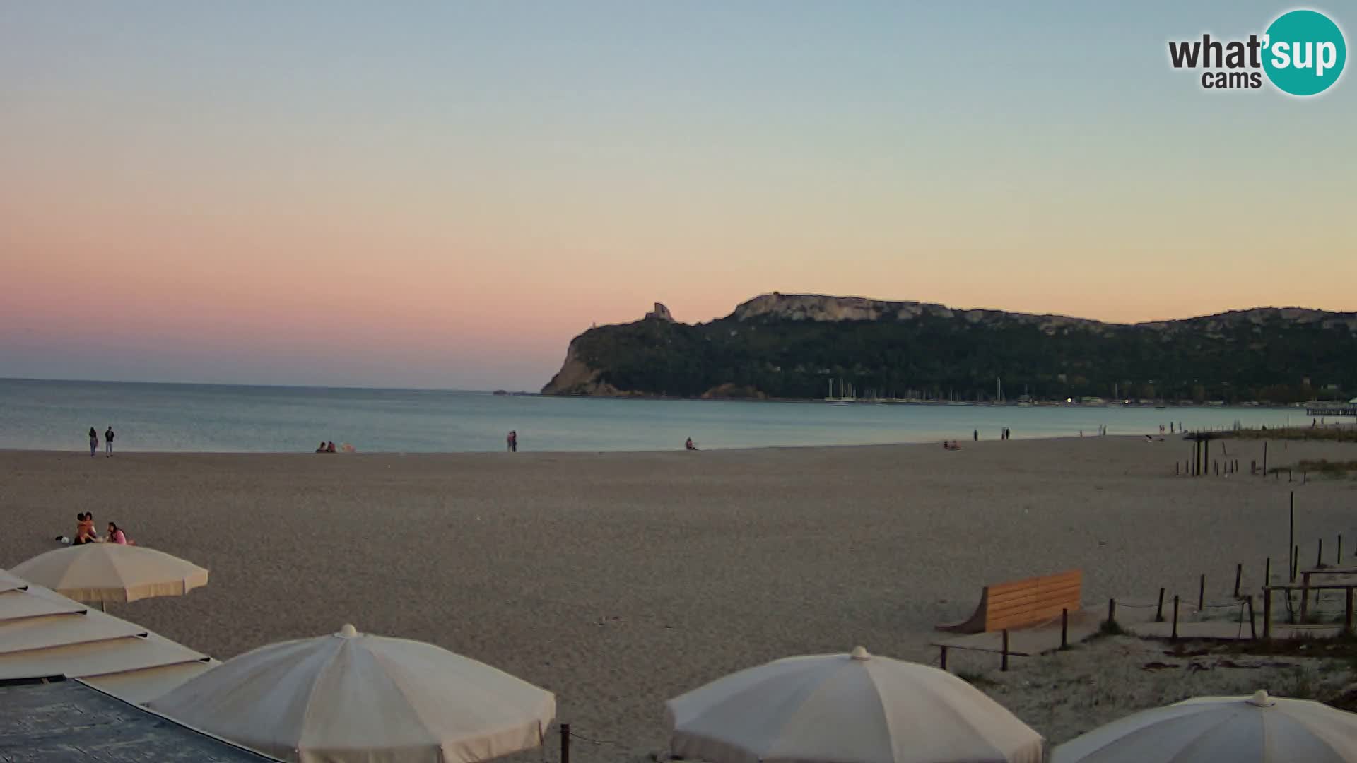 Webcam spiaggia del Poetto | Cagliari | Sardegna
