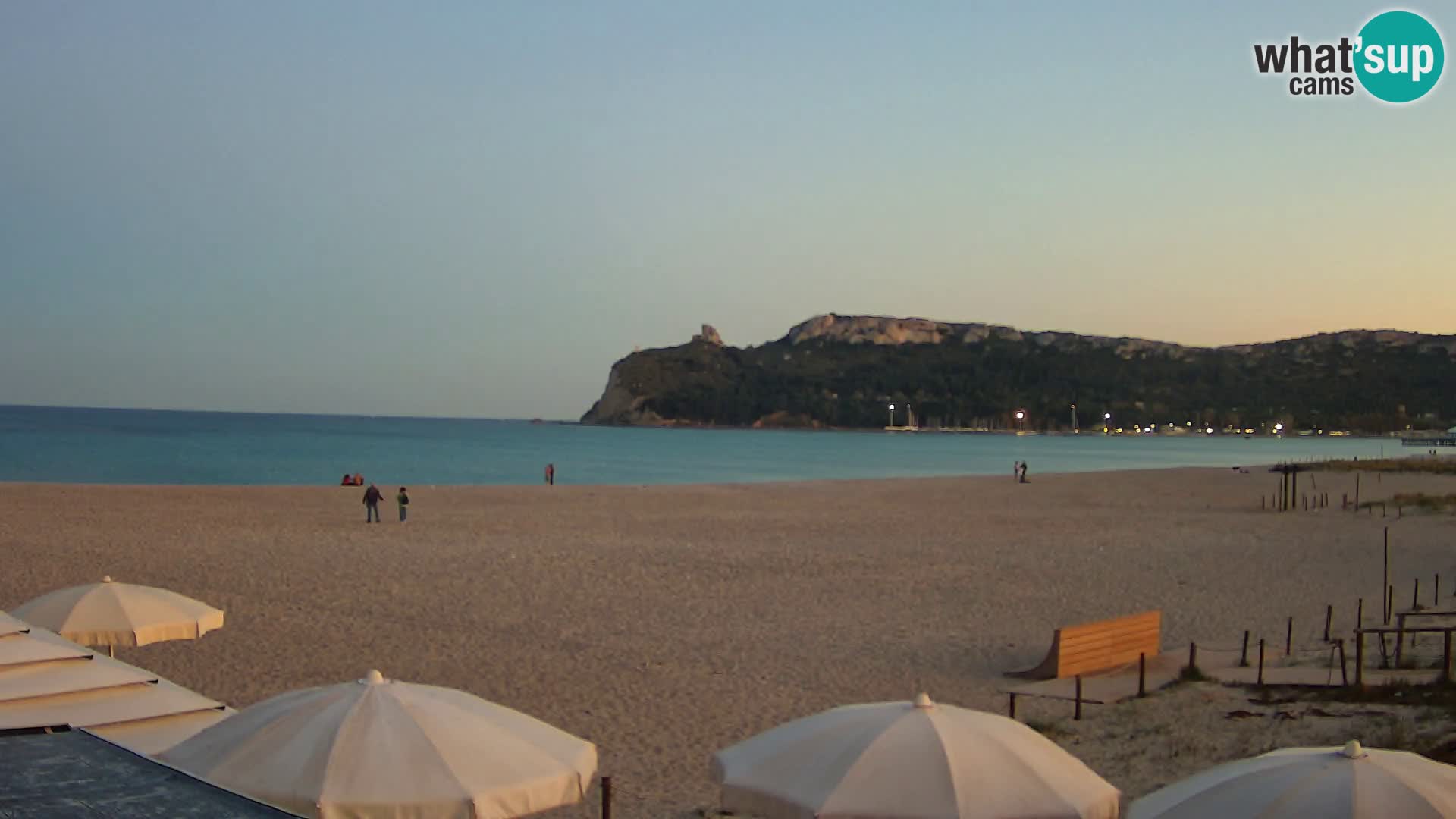 Poetto beach webcam | Cagliari | Sardinija