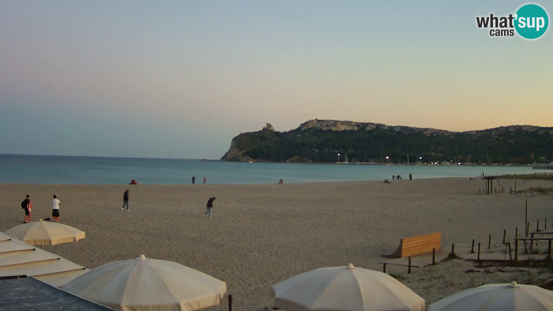 Poetto Strand Webcam | Cagliari | Sardinien