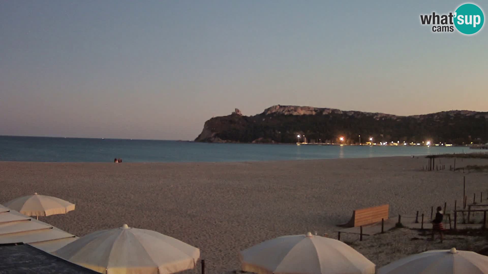 Poetto beach webcam | Cagliari | Sardinija