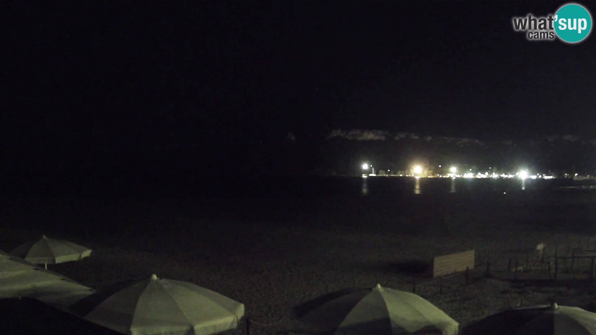 Poetto beach webcam | Cagliari | Sardinija