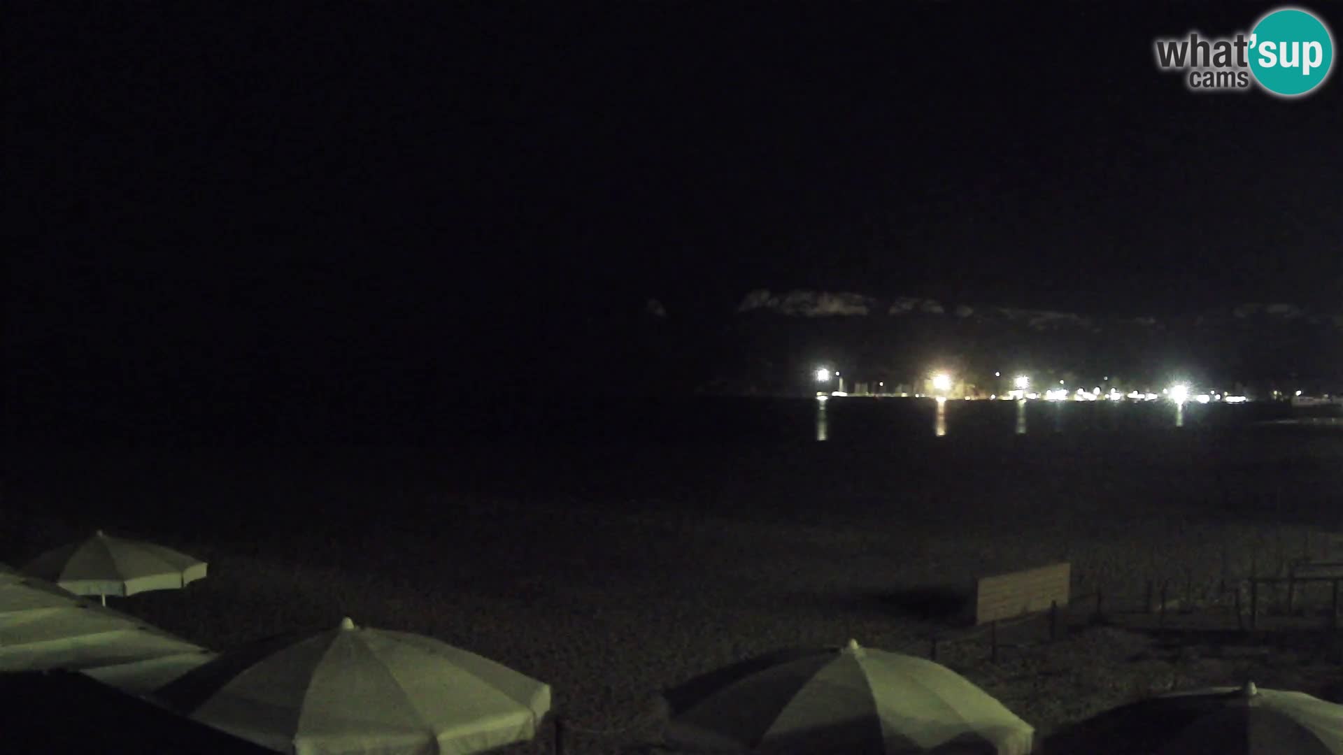 Poetto beach webcam | Cagliari | Sardinija