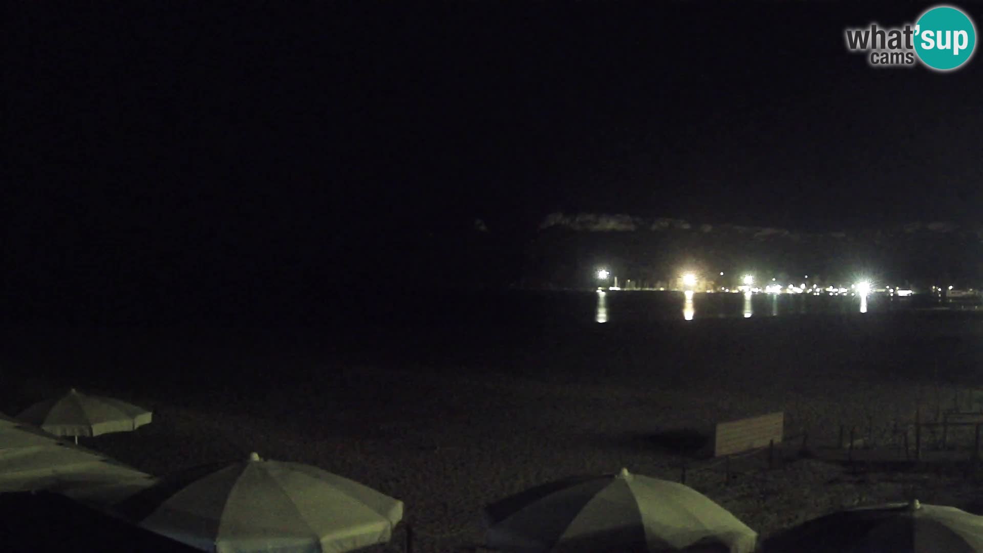Poetto beach webcam | Cagliari | Sardinija