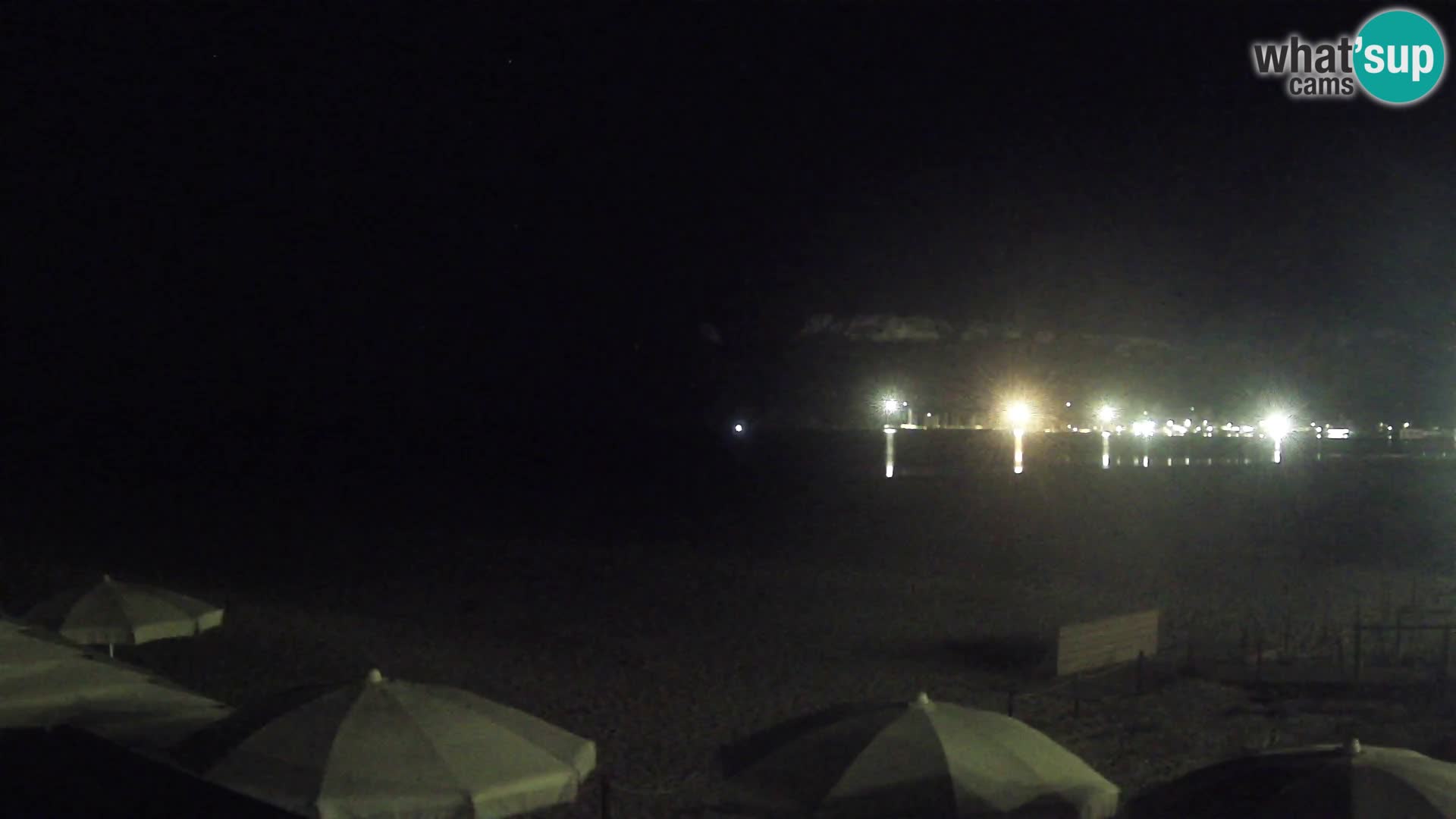 Poetto beach webcam | Cagliari | Sardinija