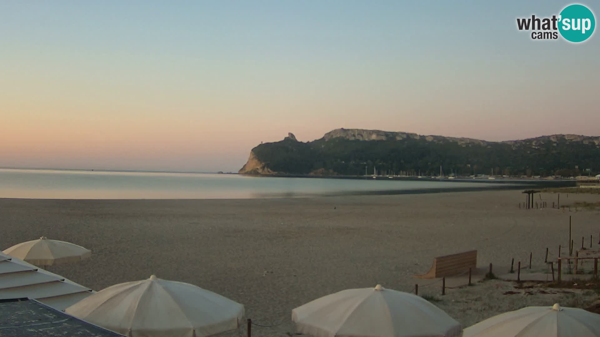 Webcam plage de Poetto | Cagliari | Sardaigne