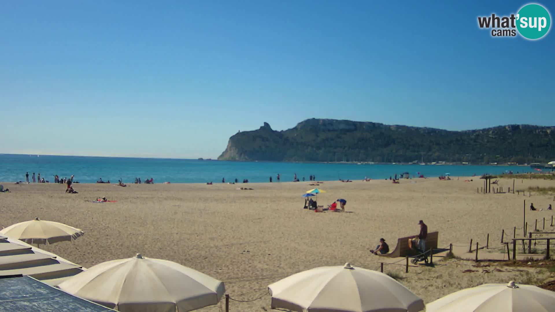 Poetto beach webcam | Cagliari | Sardinia