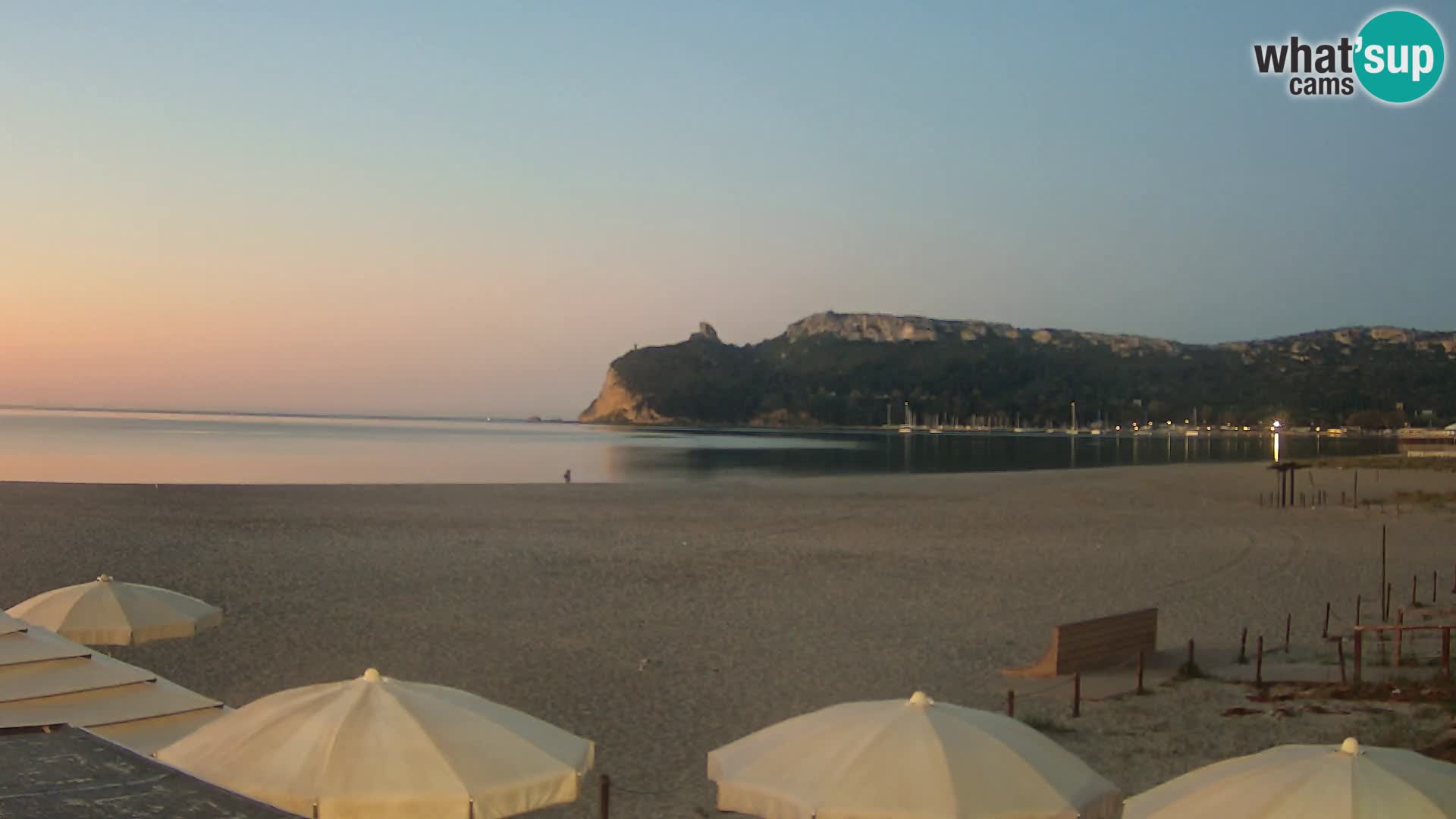 Poetto beach webcam | Cagliari | Sardinija