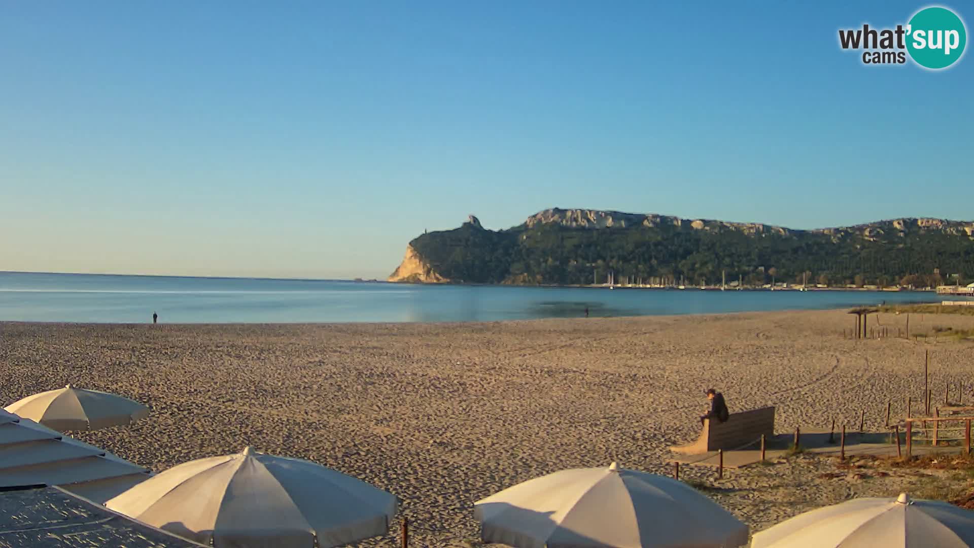 Webcam spiaggia del Poetto | Cagliari | Sardegna