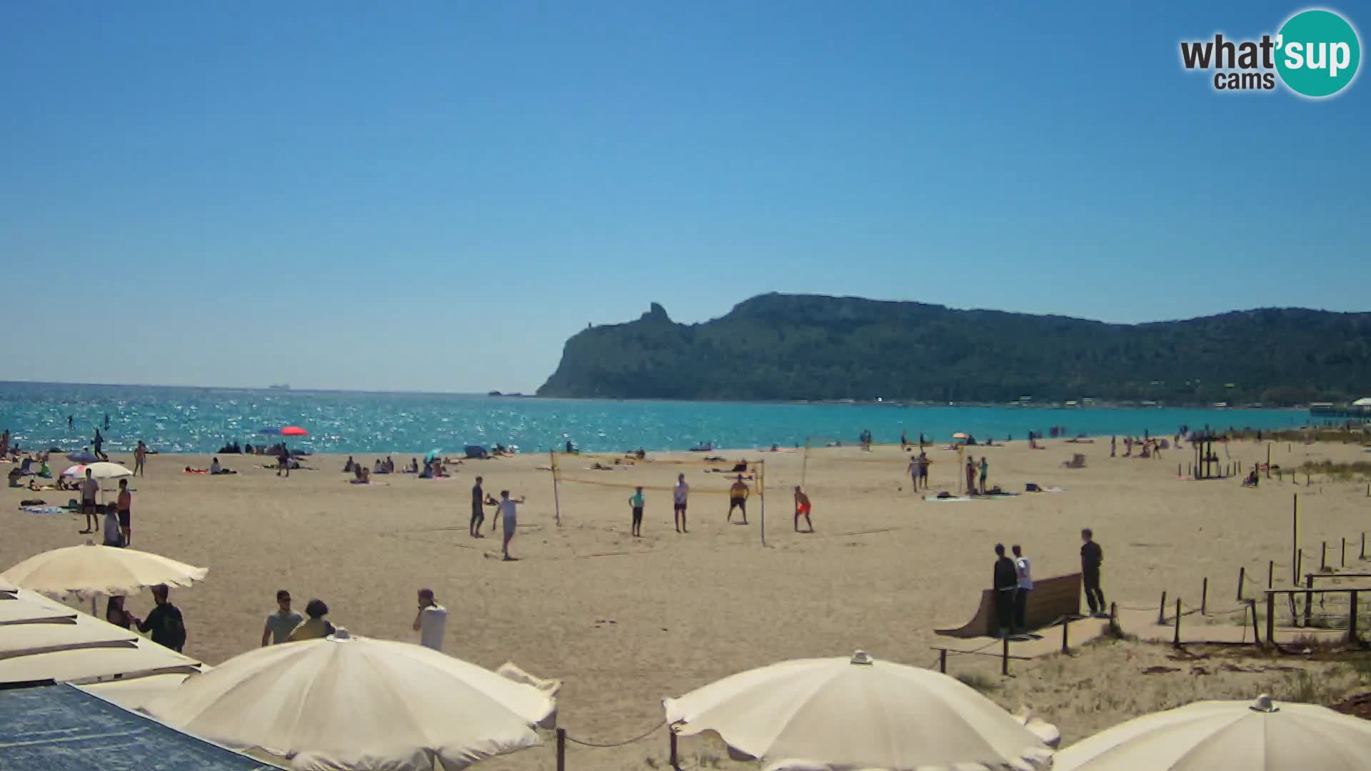 Poetto beach webcam | Cagliari | Sardinia