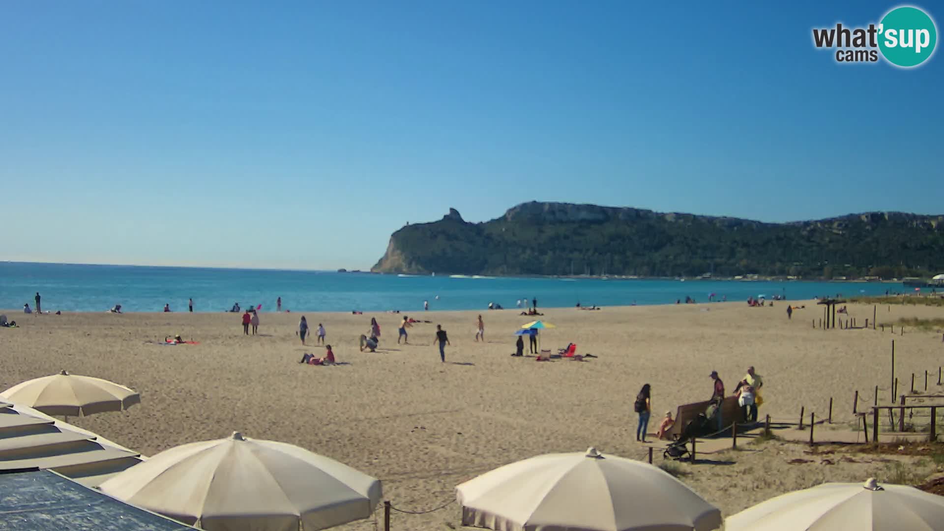 Poetto beach webcam | Cagliari | Sardinia