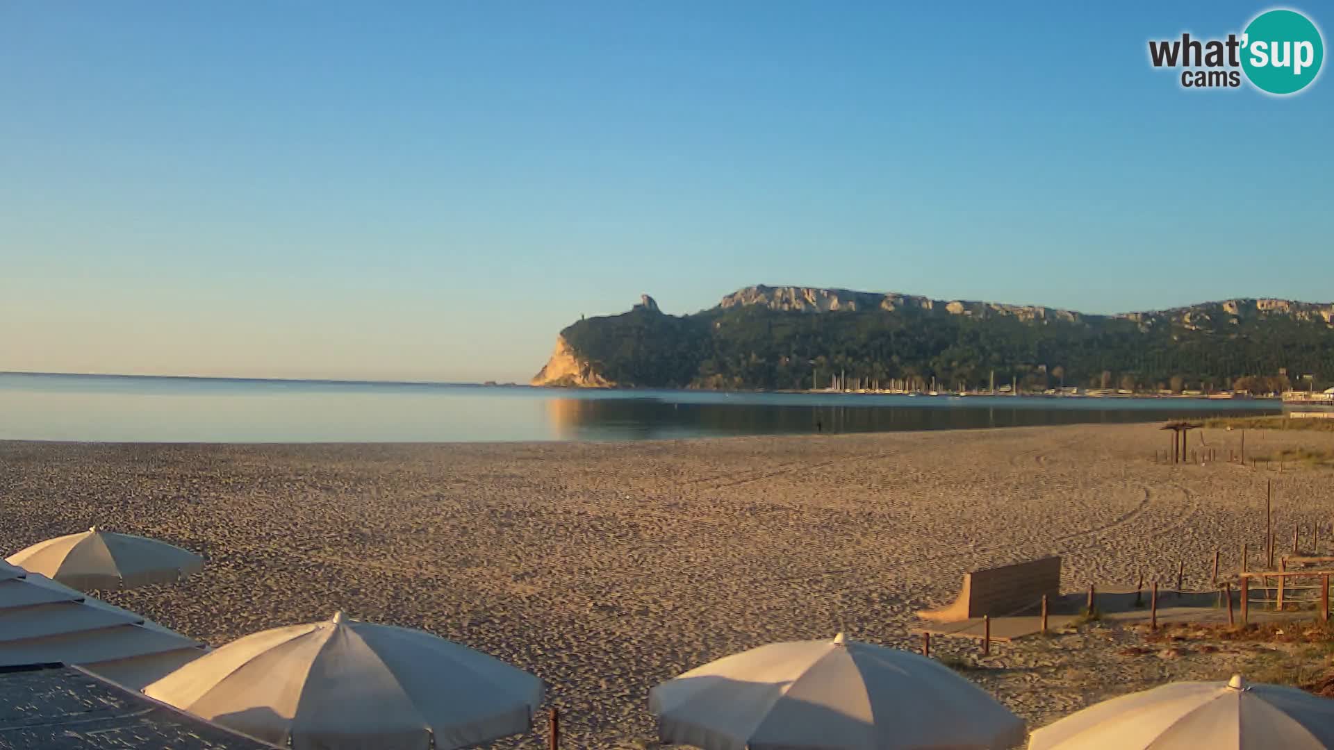 Poetto beach webcam | Cagliari | Sardinija