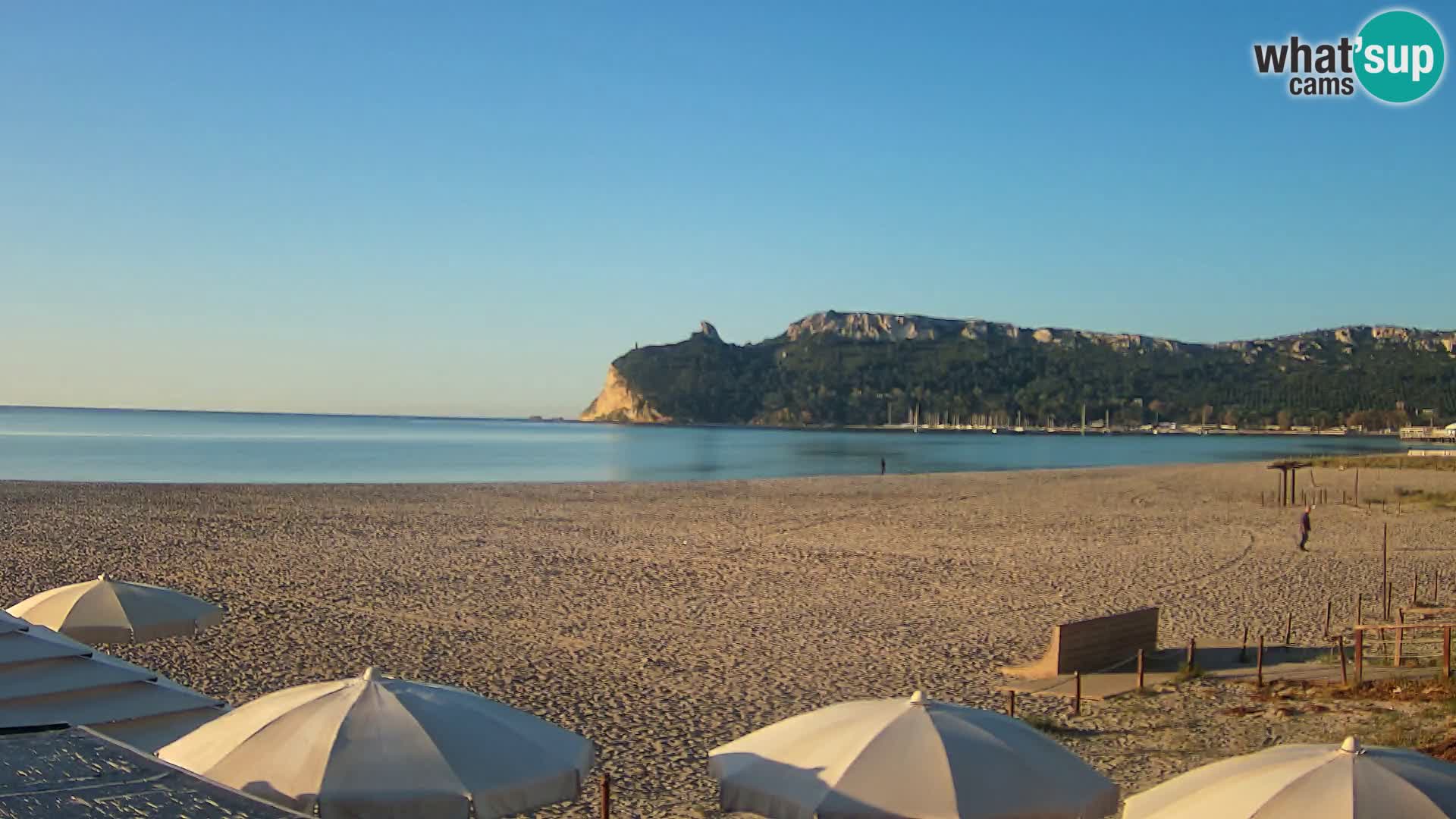 Poetto beach webcam | Cagliari | Sardinia
